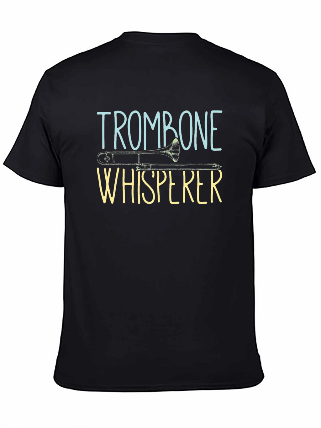 Trombone Whisperer Graphic Tee - Black