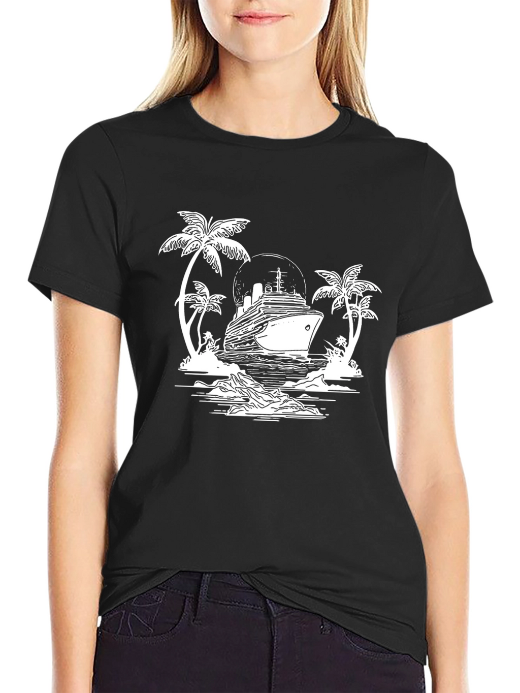 Cruise Ship Graphic T-Shirt - Island Getaway