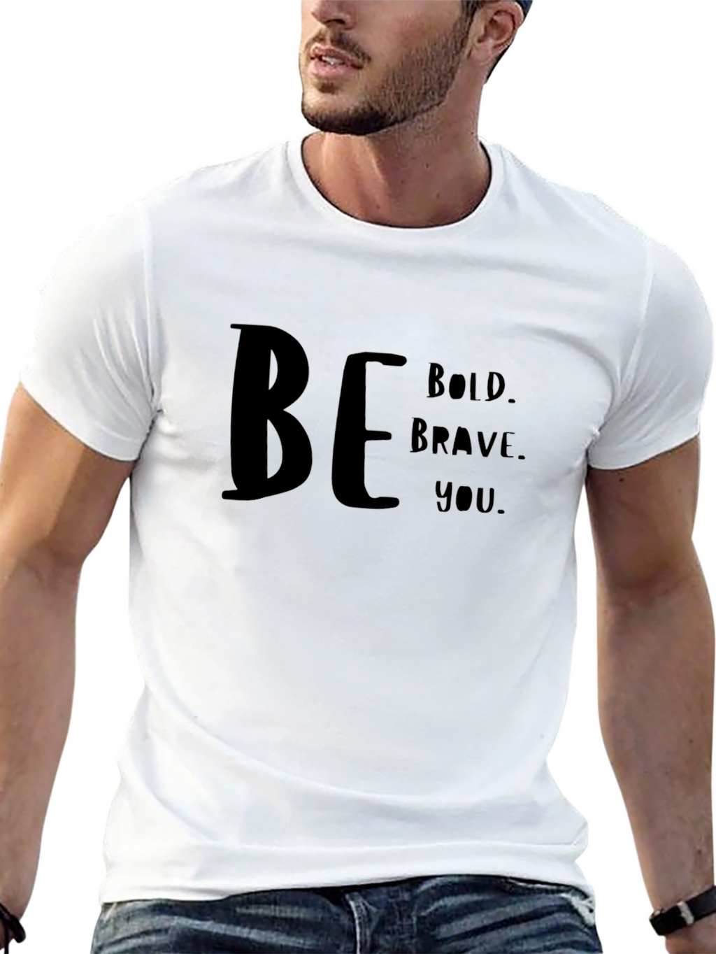 Be Bold Graphic Tee - Inspiring Message