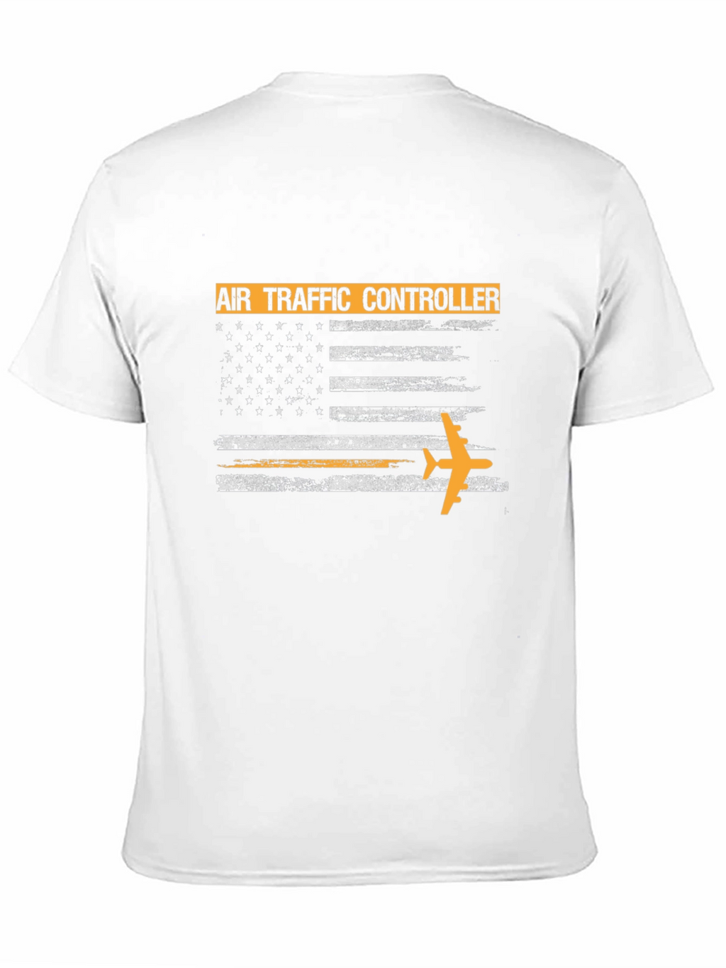 Air Traffic Controller American Flag Graphic T-Shirt