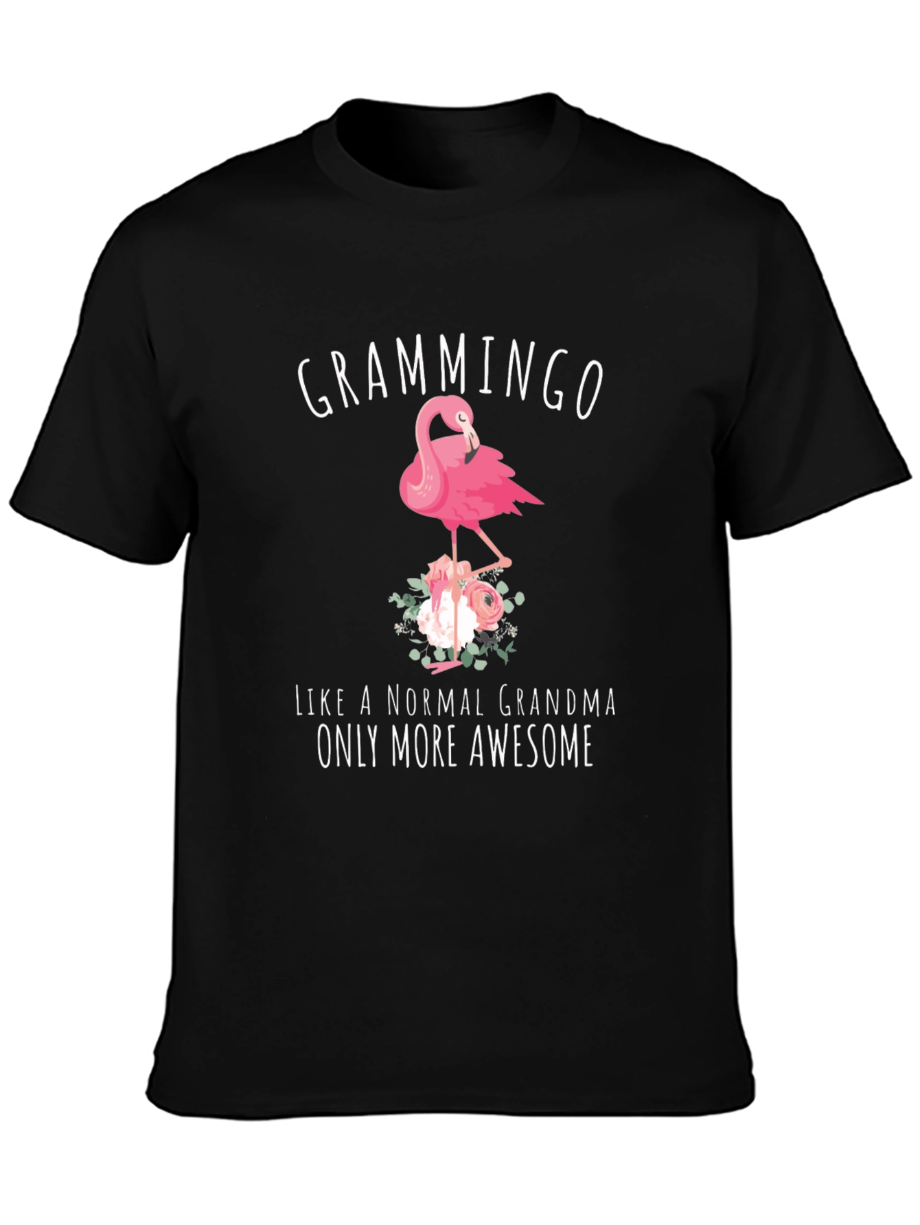 Grammingo Grandma Flamingo Graphic T-Shirt