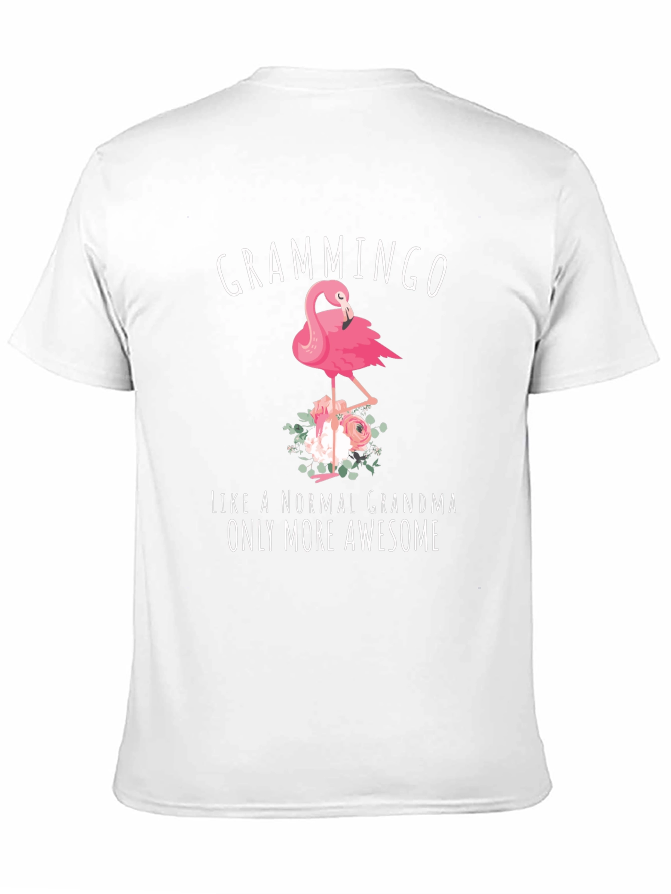Grammingo Grandma Flamingo Graphic T-Shirt