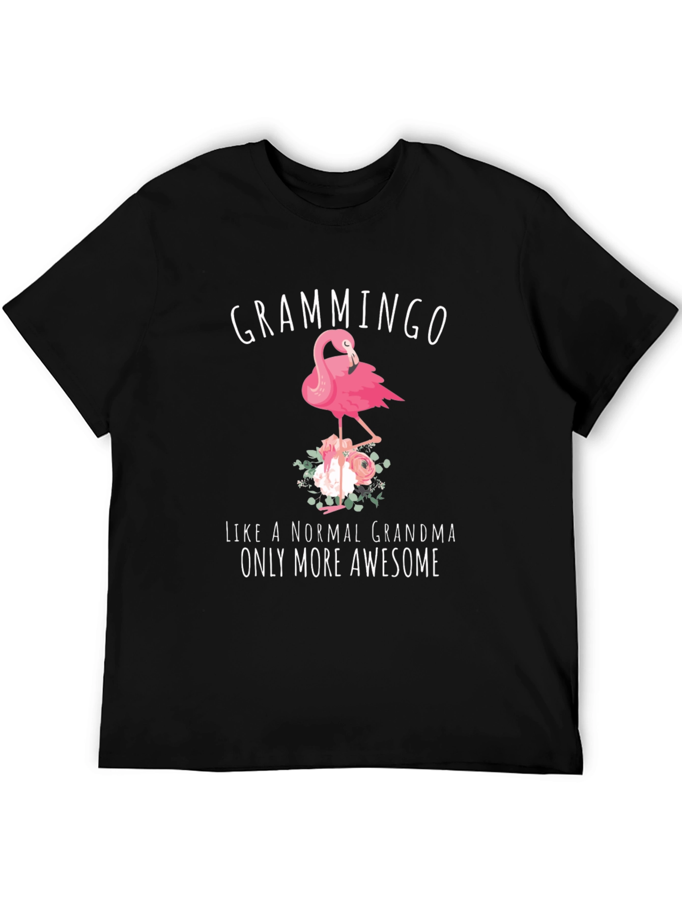 Grammingo Grandma Flamingo Graphic T-Shirt