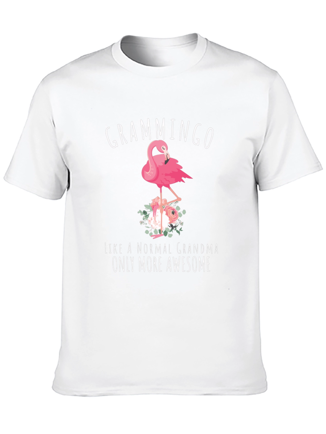 Grammingo Grandma Flamingo Graphic T-Shirt