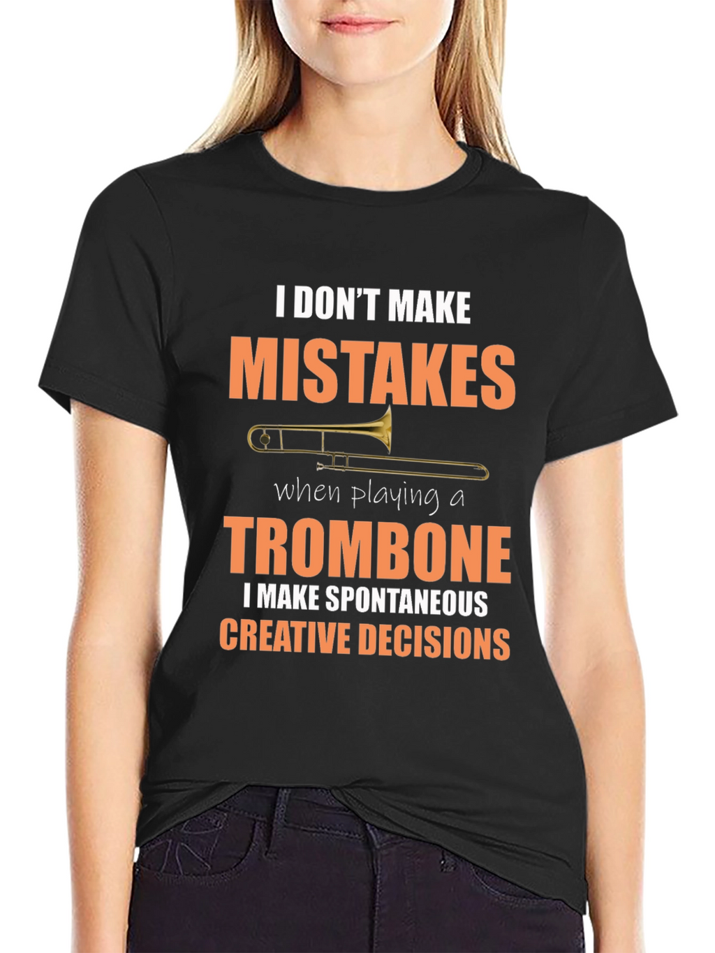 Funny Trombone Player T-Shirt - Creative Decisions