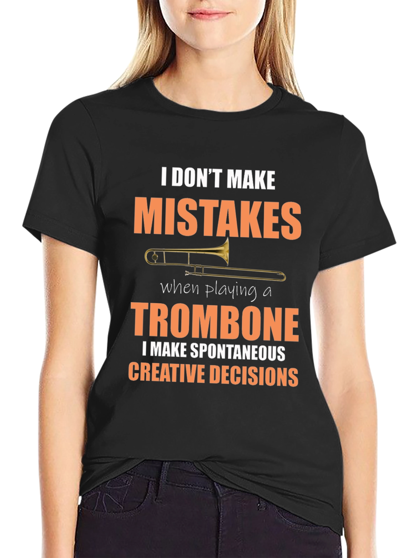 Funny Trombone Player T-Shirt - Creative Decisions