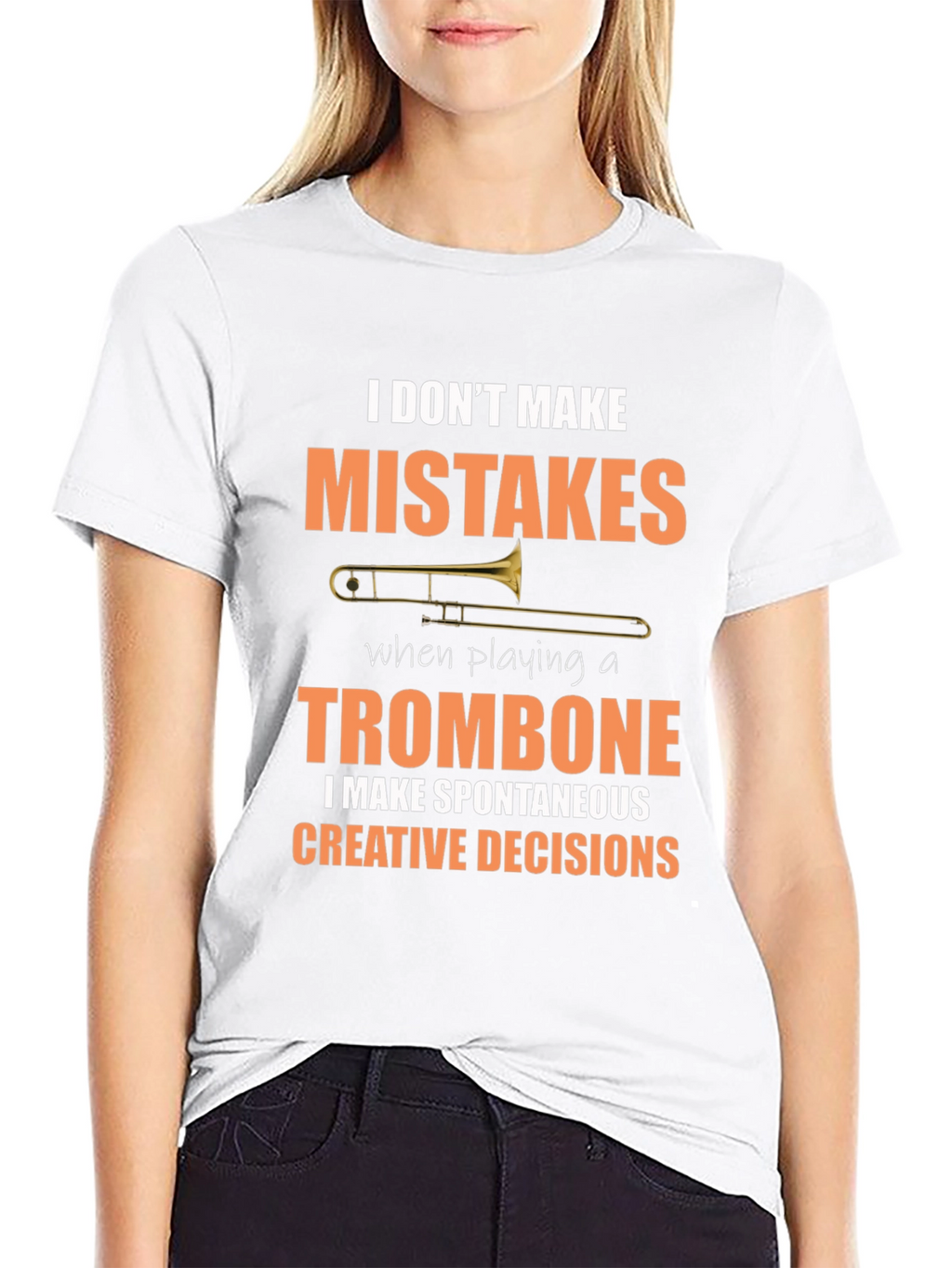 Funny Trombone Player T-Shirt - Creative Decisions