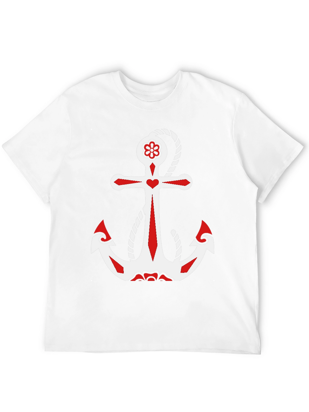 Anchor Graphic T-Shirt - Nautical Style