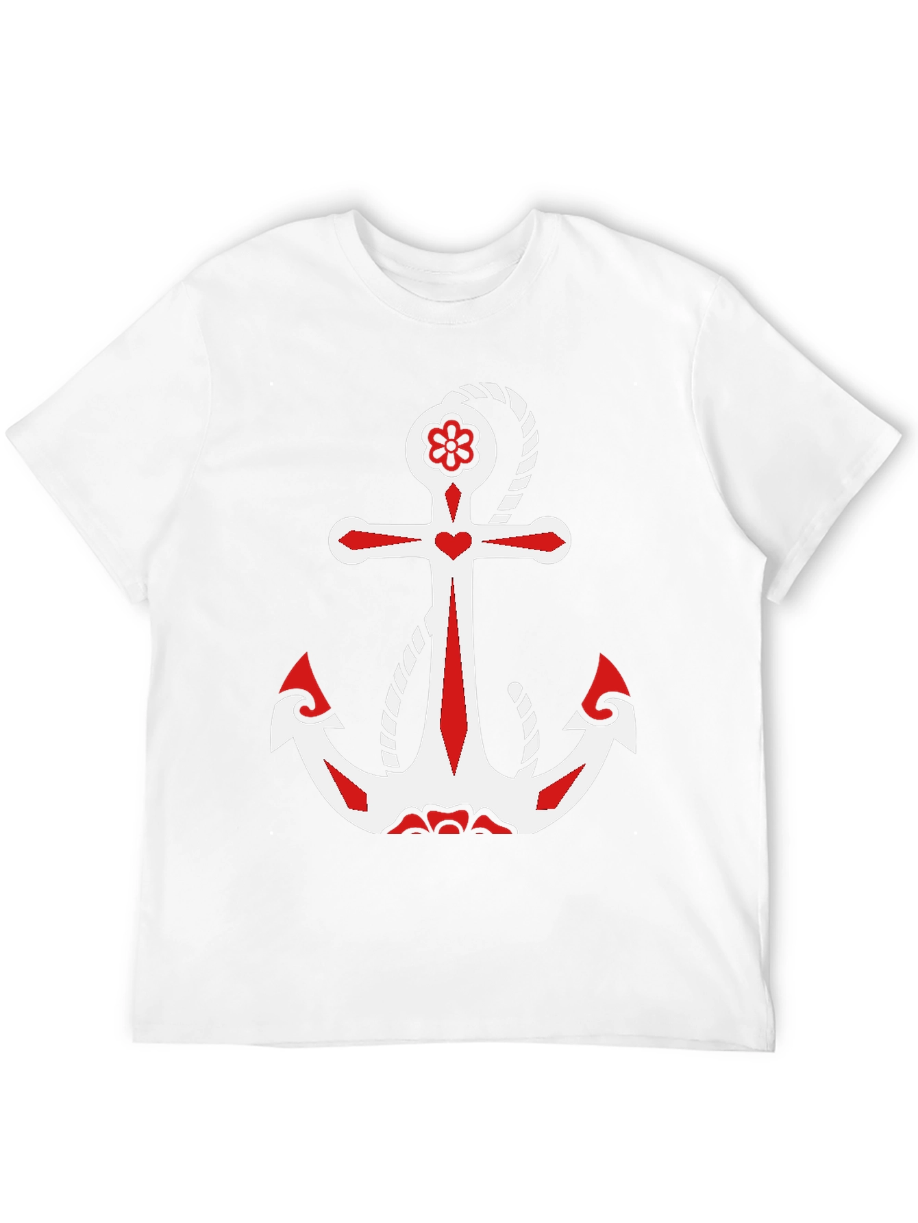 Anchor Graphic T-Shirt - Nautical Style