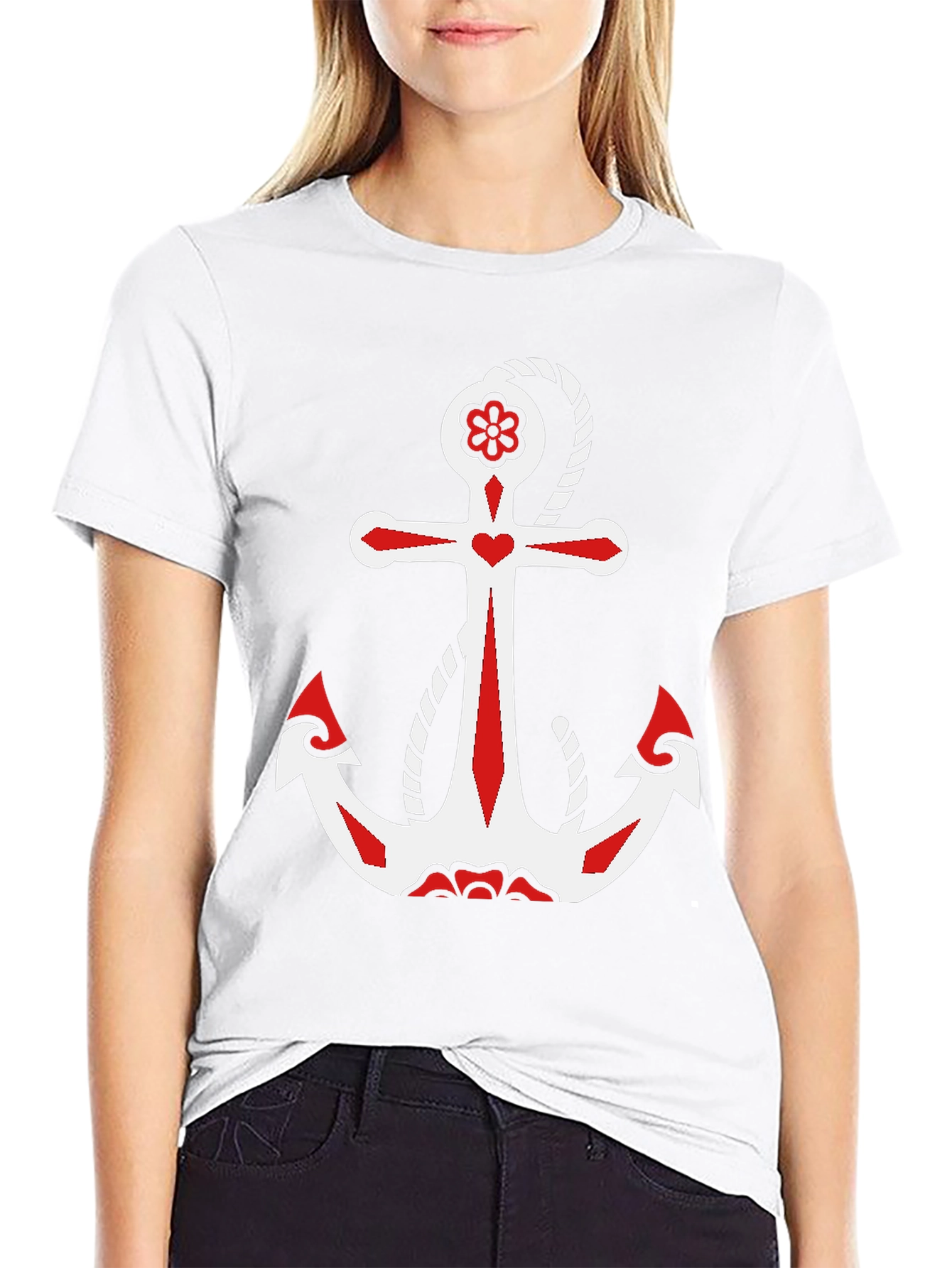 Anchor Graphic T-Shirt - Nautical Style