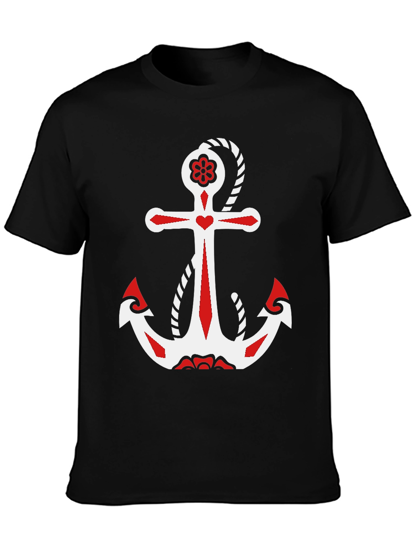 Anchor Graphic T-Shirt - Nautical Style