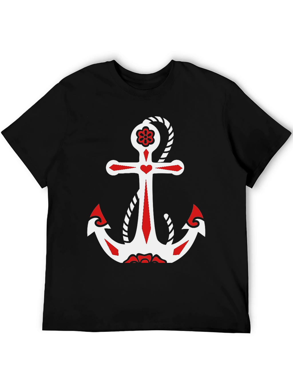 Anchor Graphic T-Shirt - Nautical Style