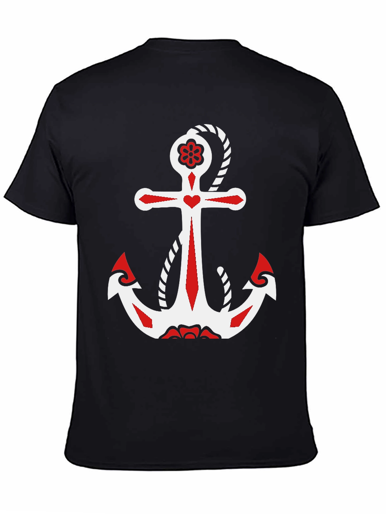 Anchor Graphic T-Shirt - Nautical Style
