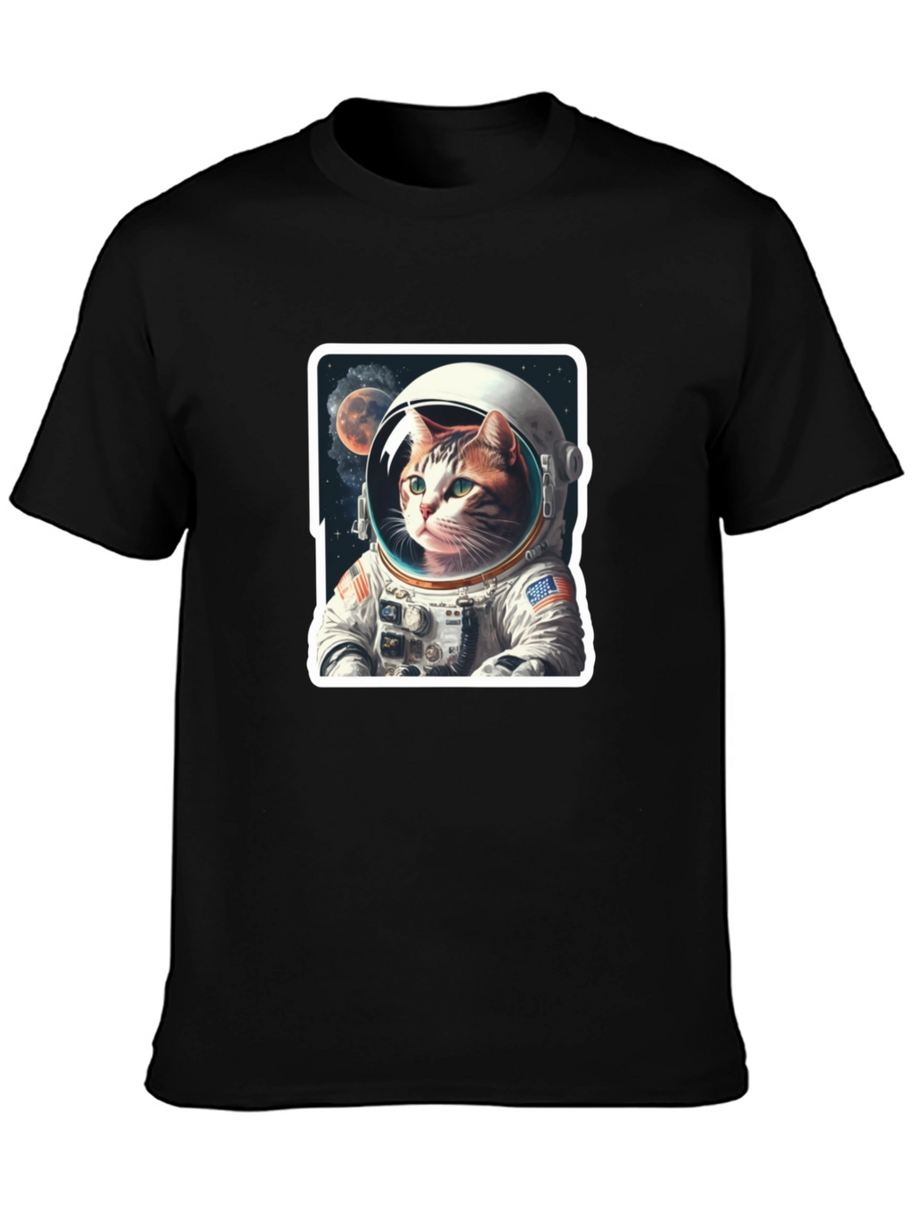 Cat Astronaut T-Shirt - Space Explorer Tee