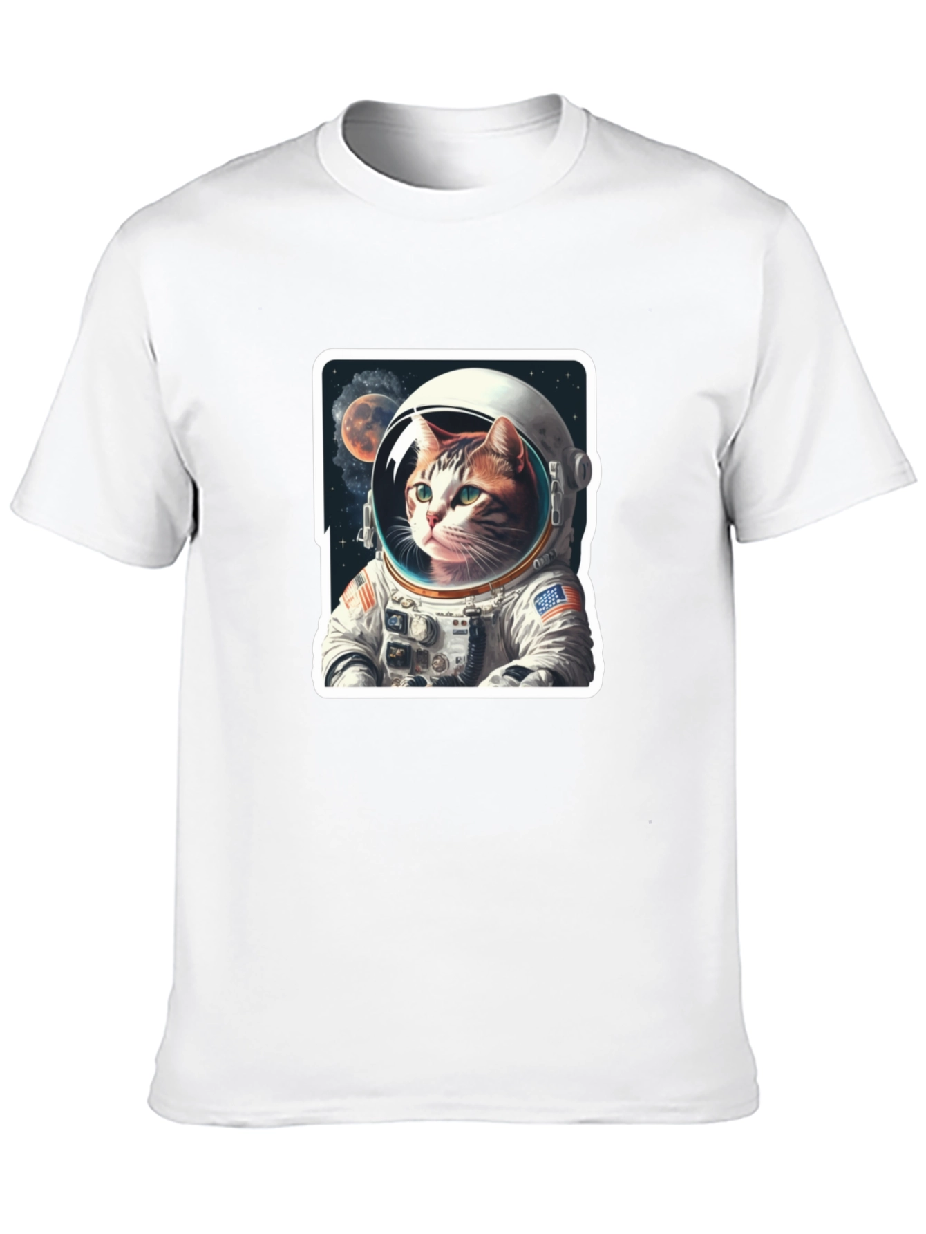 Cat Astronaut T-Shirt - Space Explorer Tee