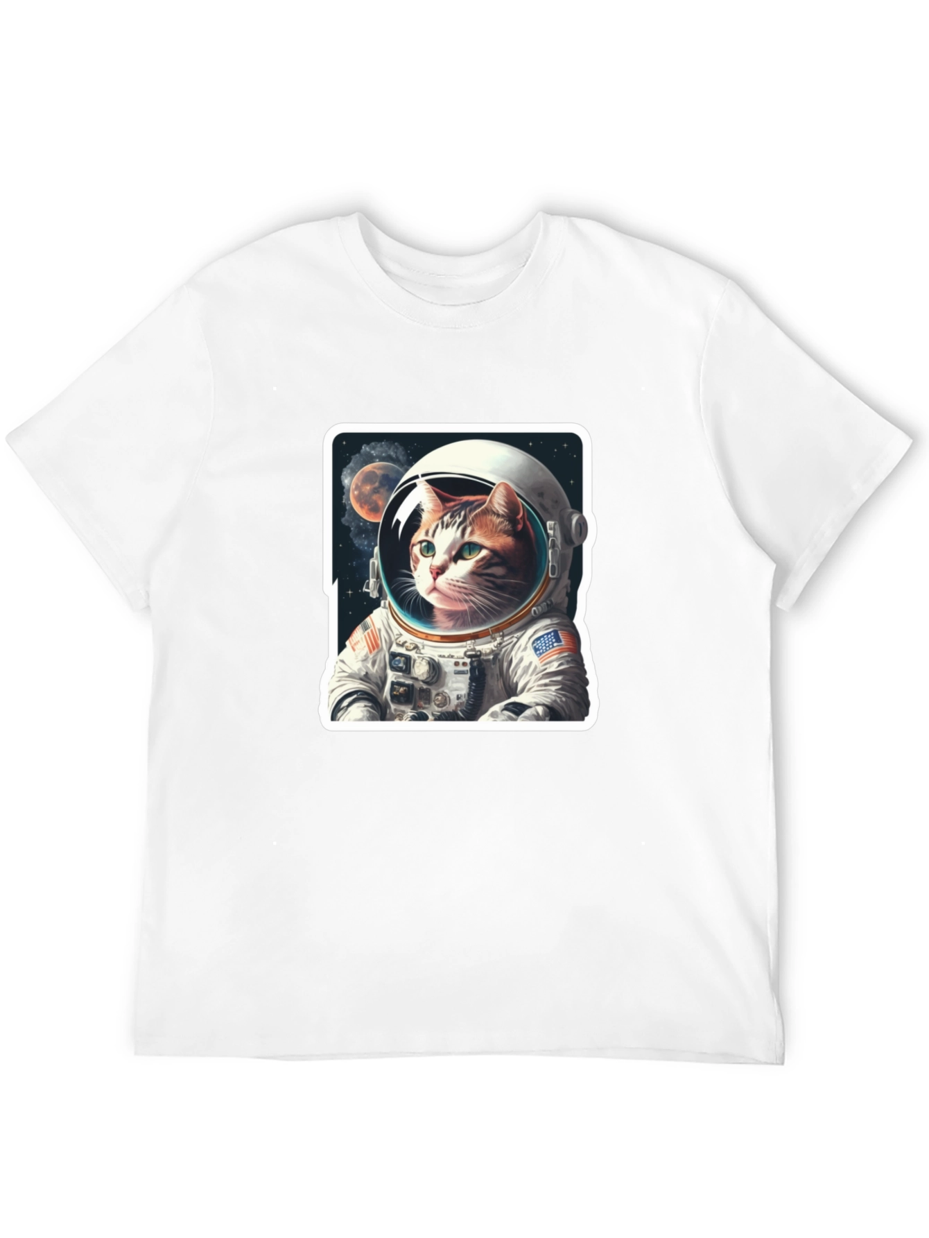 Cat Astronaut T-Shirt - Space Explorer Tee