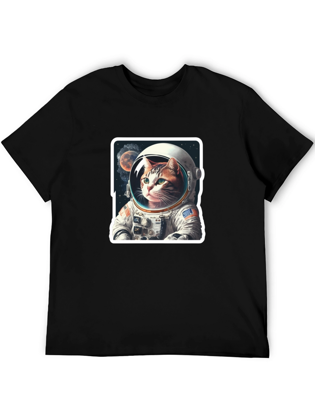 Cat Astronaut T-Shirt - Space Explorer Tee