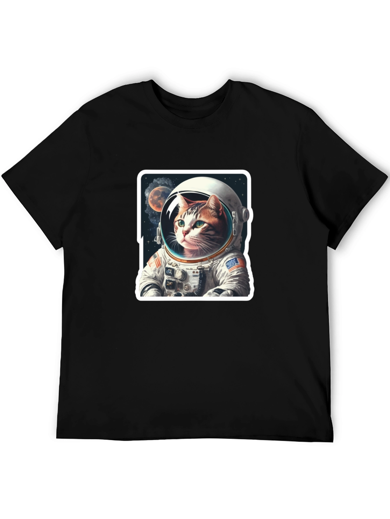 Cat Astronaut T-Shirt - Space Explorer Tee
