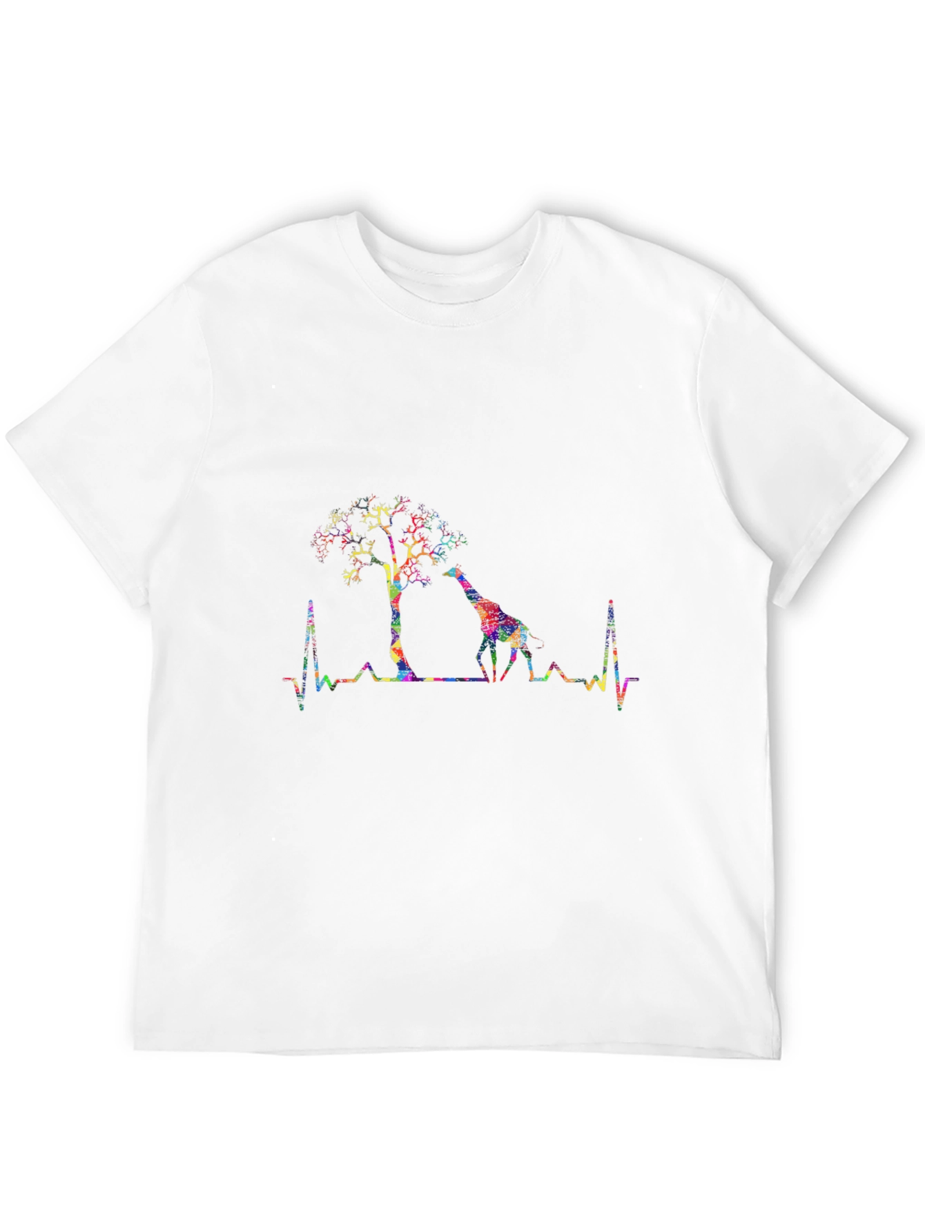 Heartbeat Giraffe Graphic Tee
