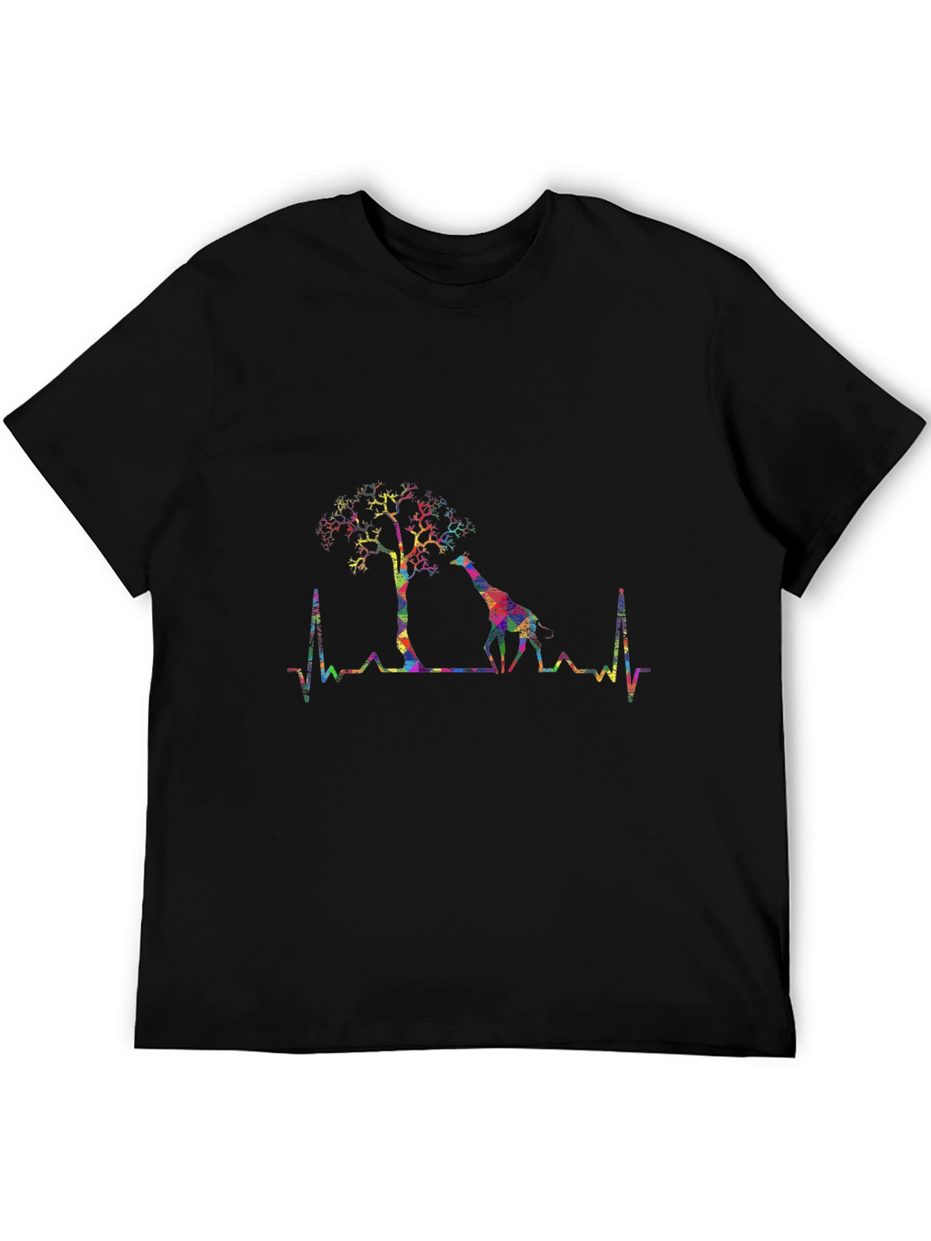 Heartbeat Giraffe Graphic Tee