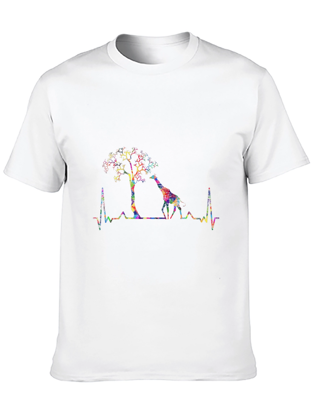 Heartbeat Giraffe Graphic Tee