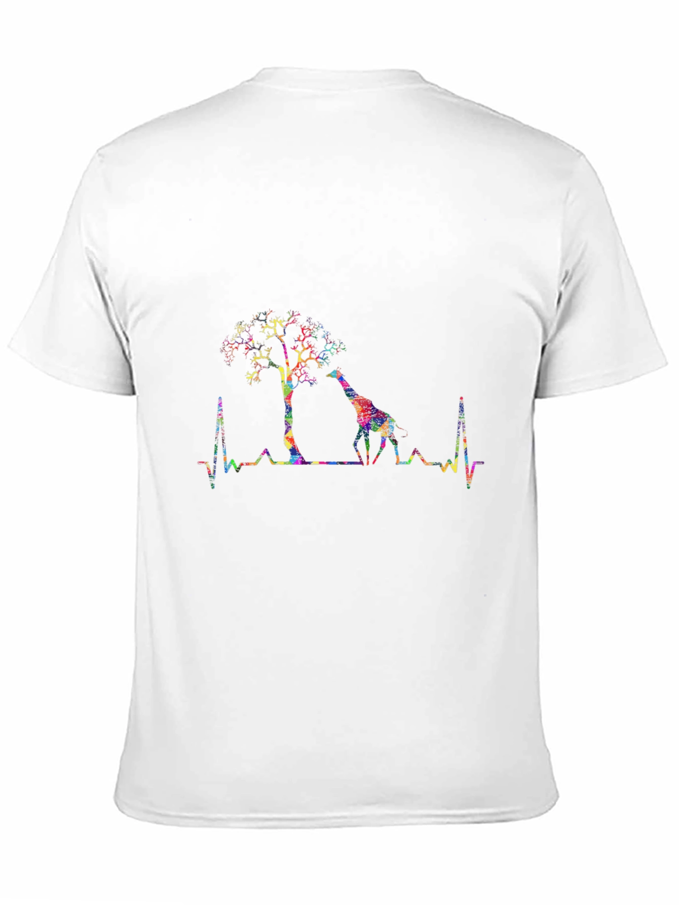 Heartbeat Giraffe Graphic Tee