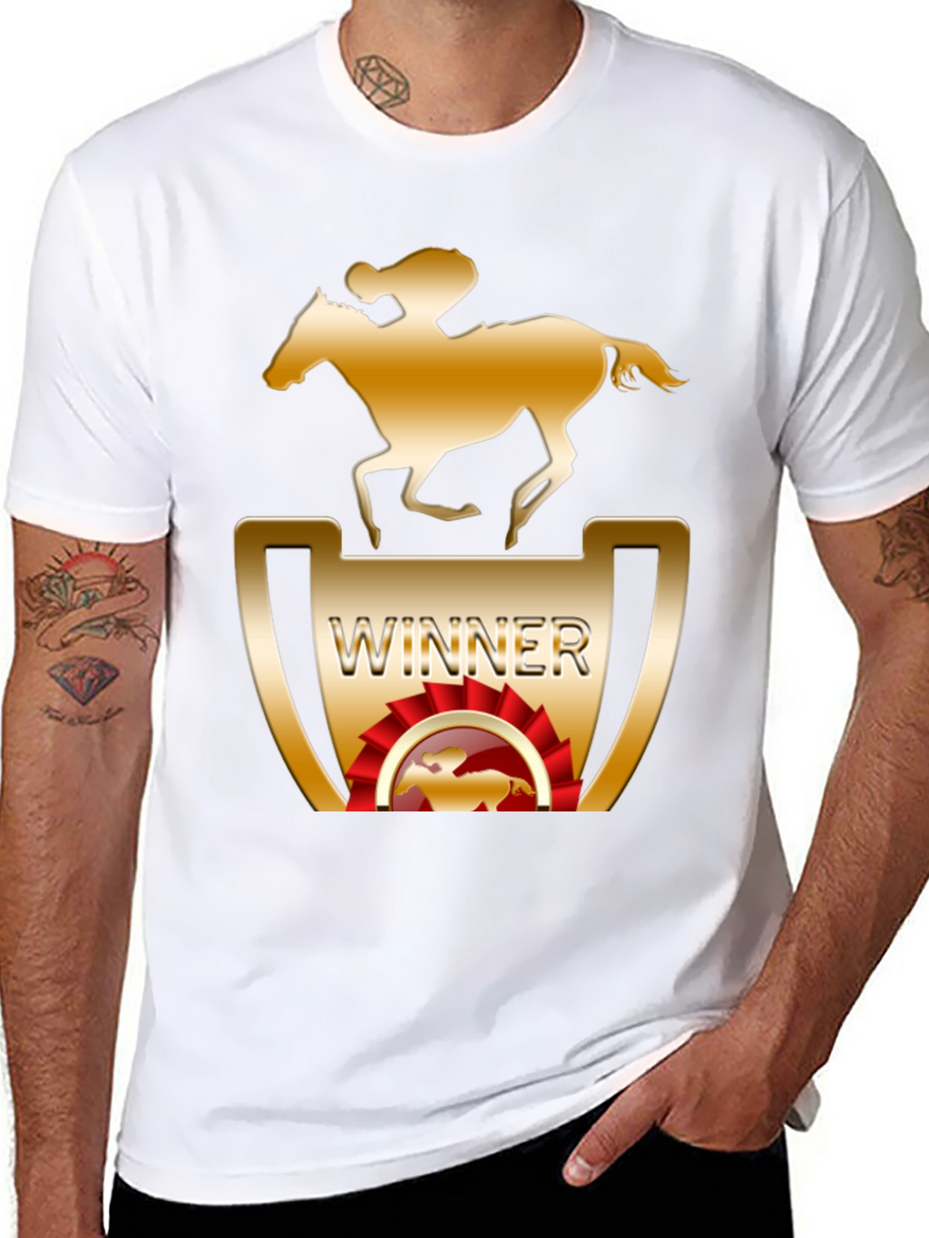 Winner Horse Racing Graphic T-Shirt