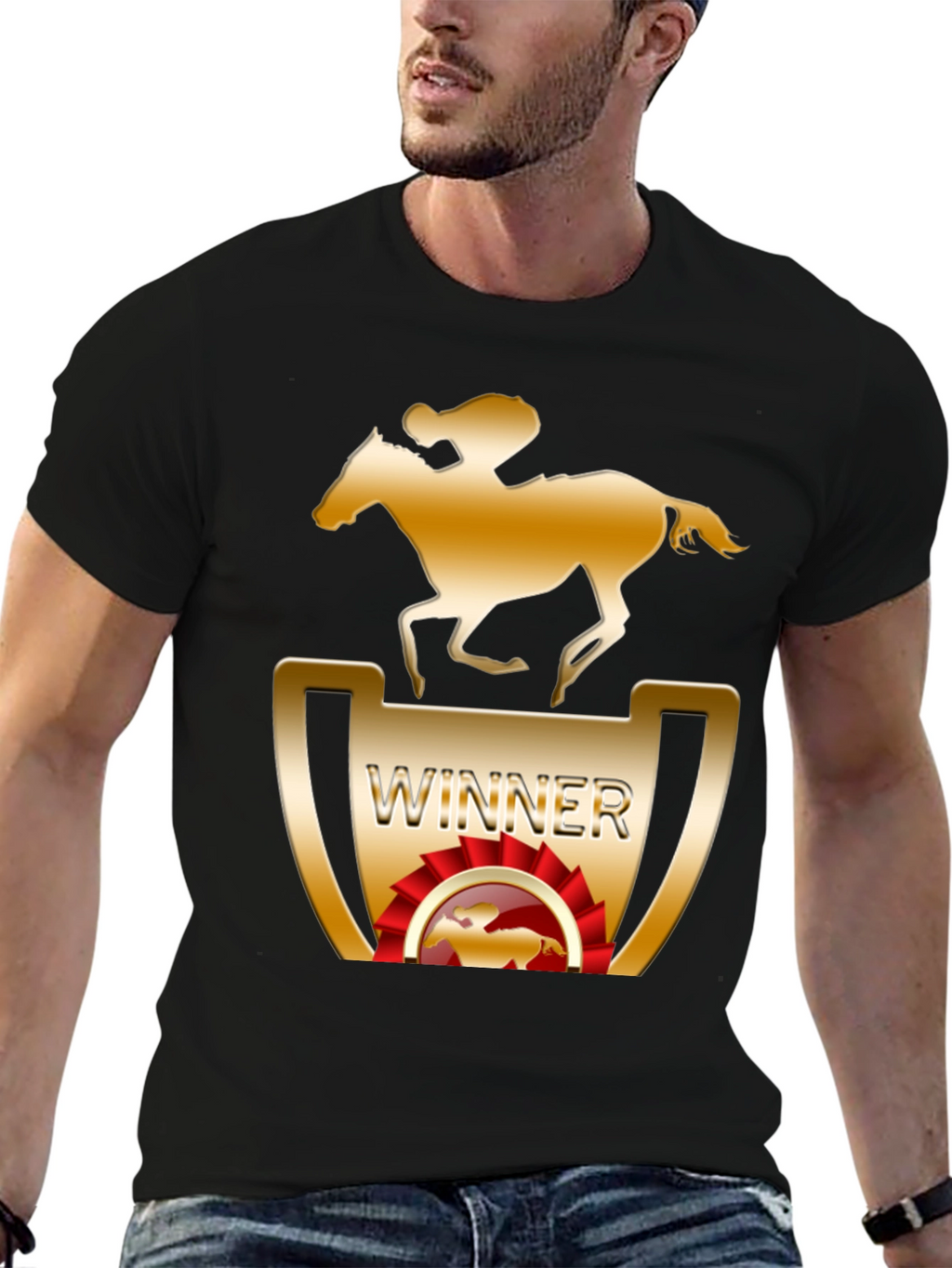 Winner Horse Racing Graphic T-Shirt
