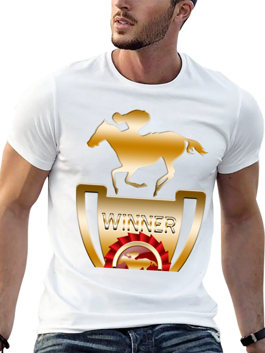 Winner Horse Racing Graphic T-Shirt