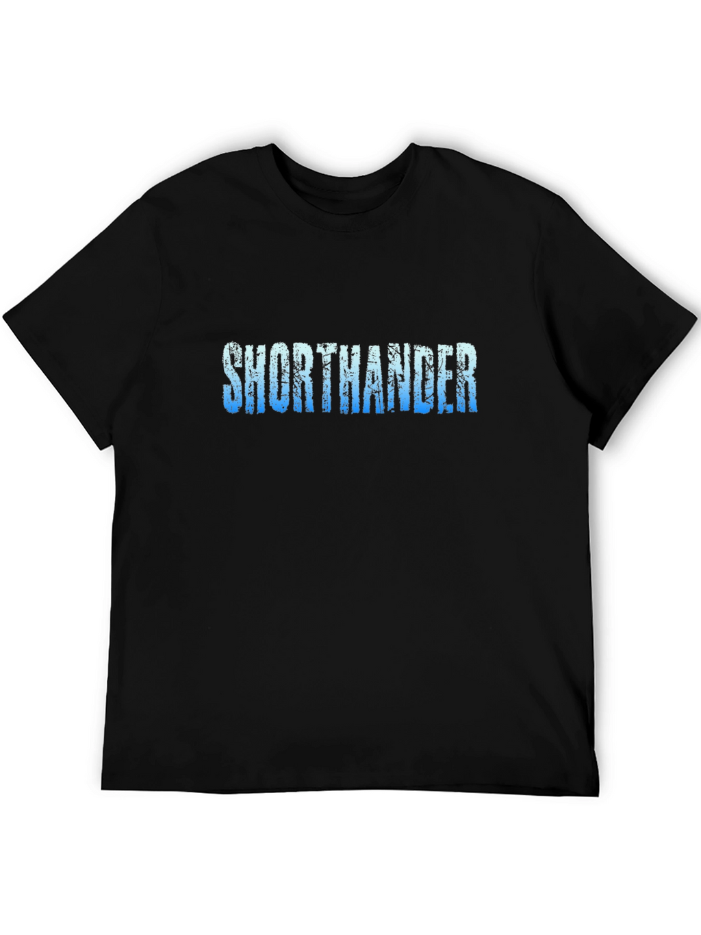 Shorthander Graphic Black Tee