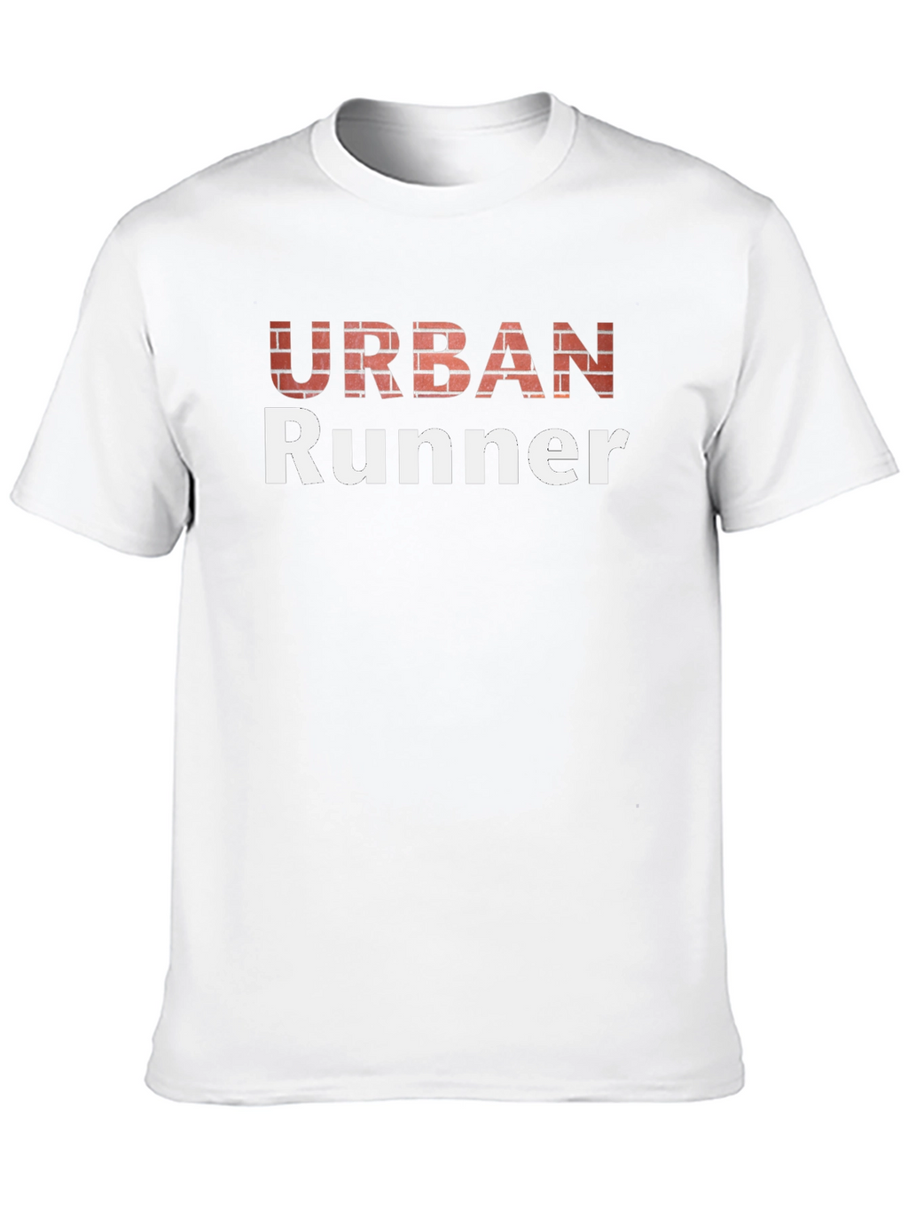Urban Runner Graphic Tee - Brick Design