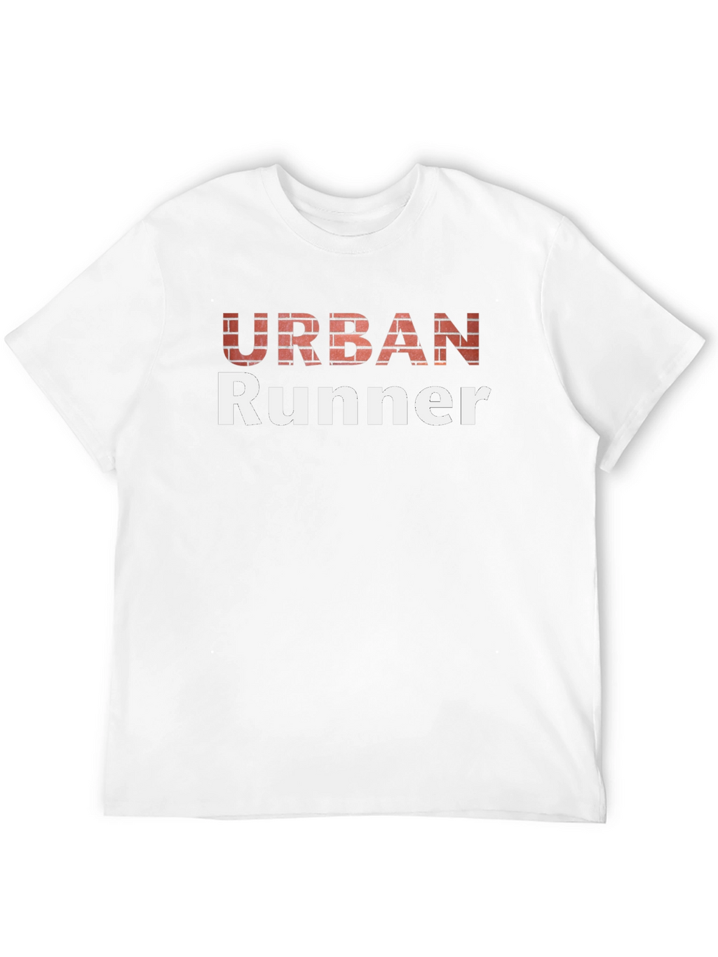 Urban Runner Graphic Tee - Brick Design