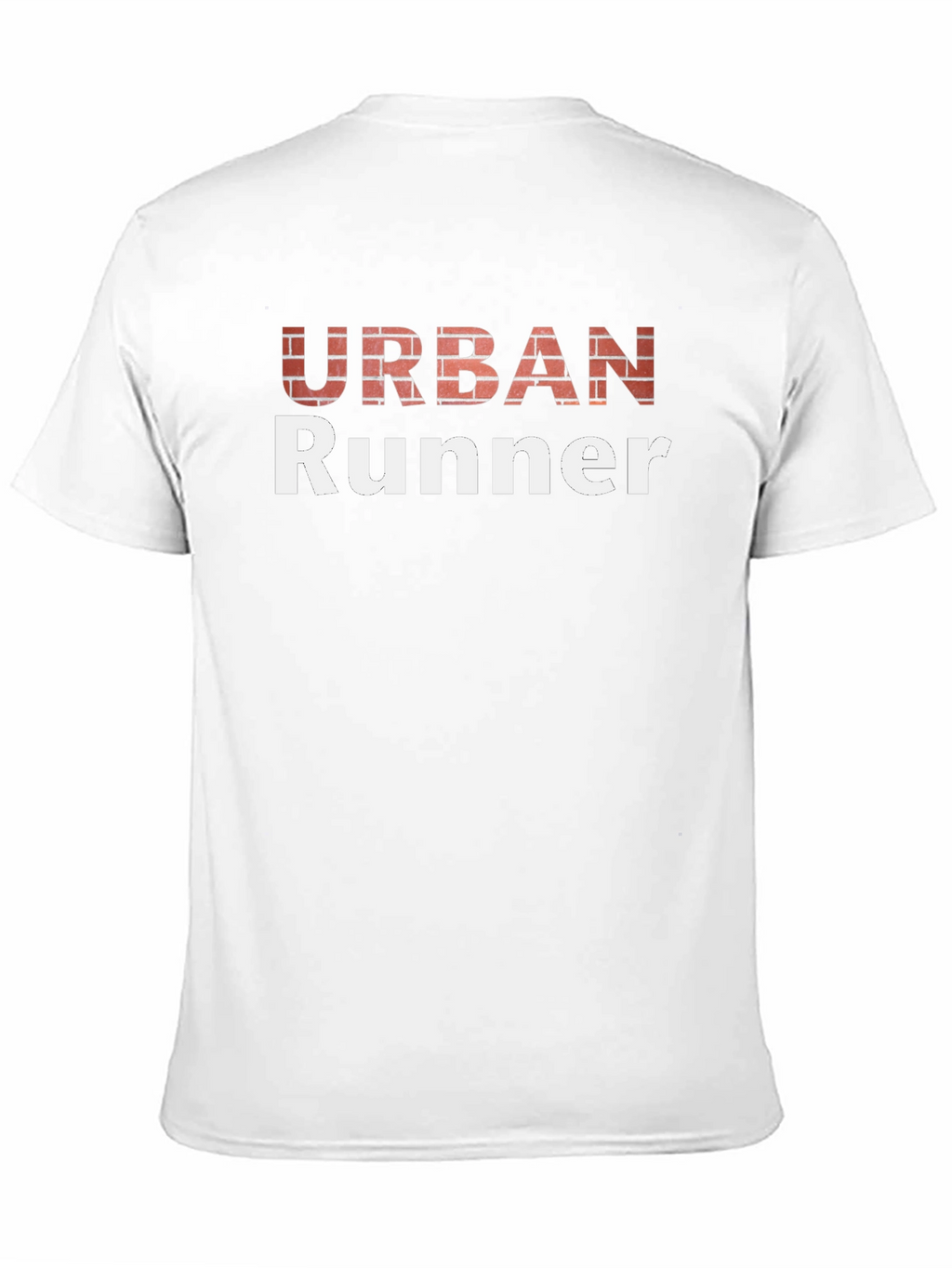 Urban Runner Graphic Tee - Brick Design