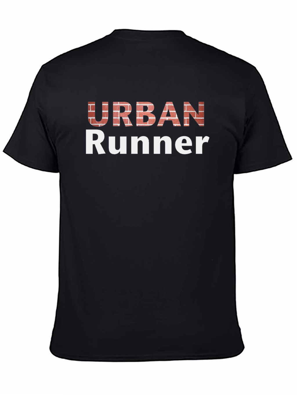 Urban Runner Graphic Tee - Brick Design