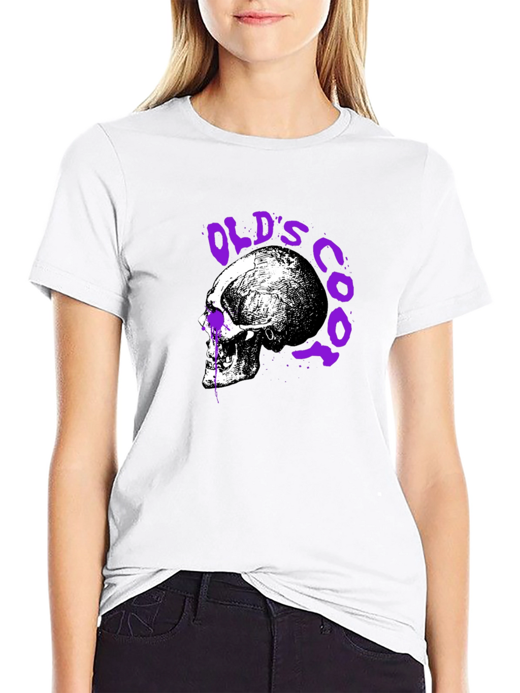 Skull Graphic Print T-Shirt