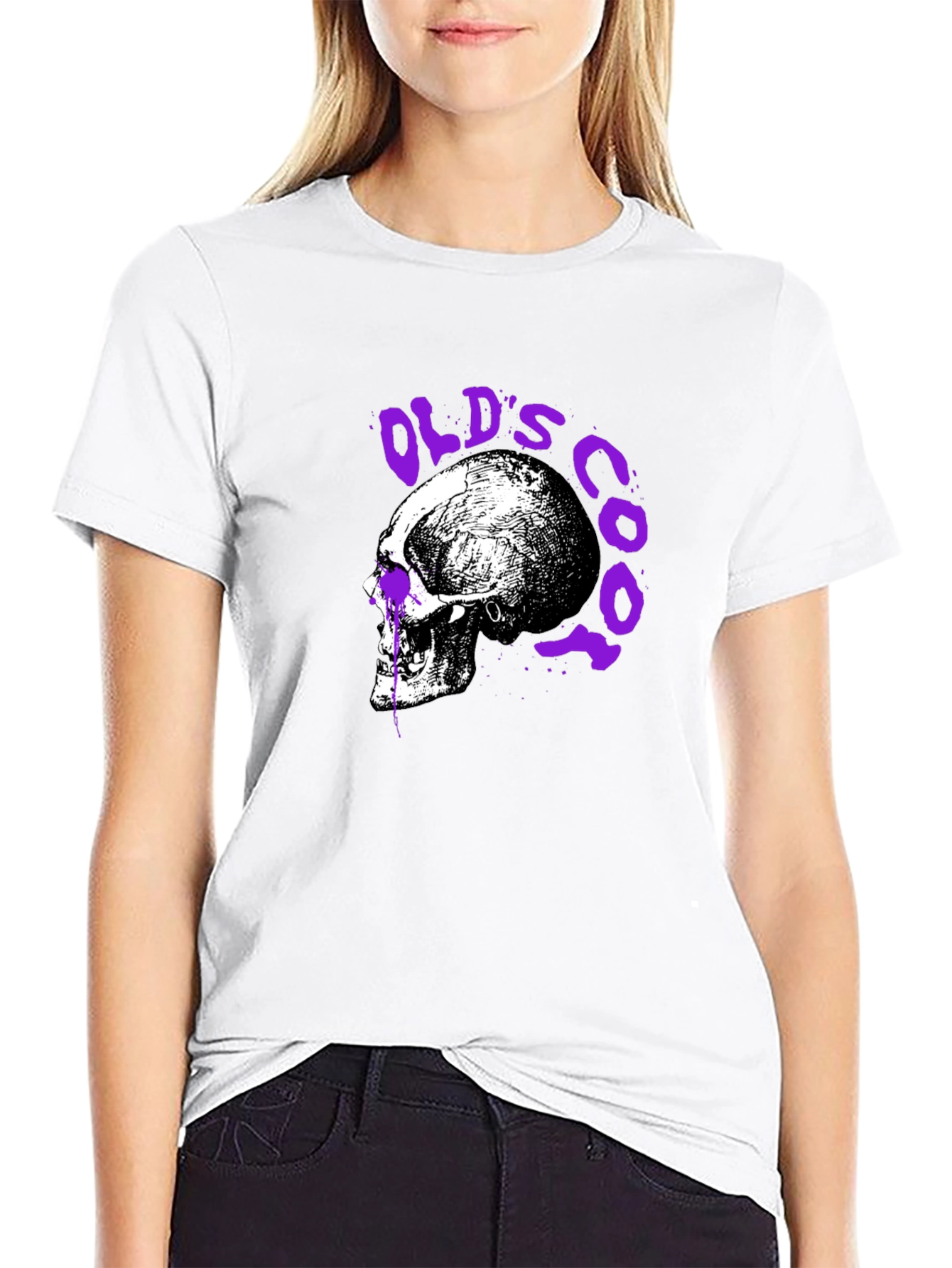 Skull Graphic Print T-Shirt