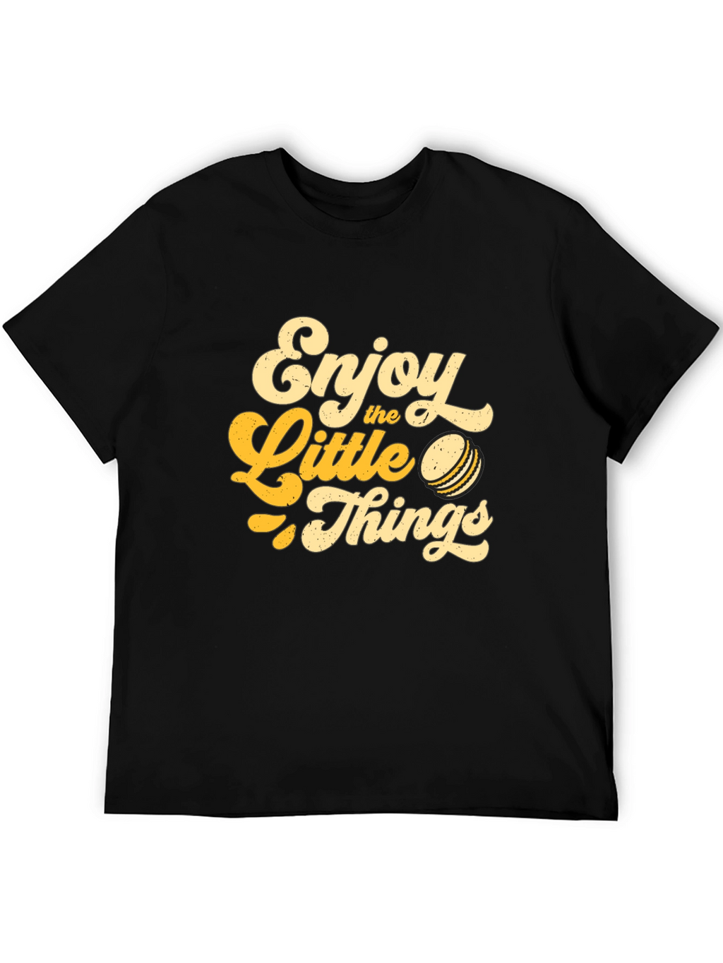 Enjoy the Little Things Graphic Tee - Black