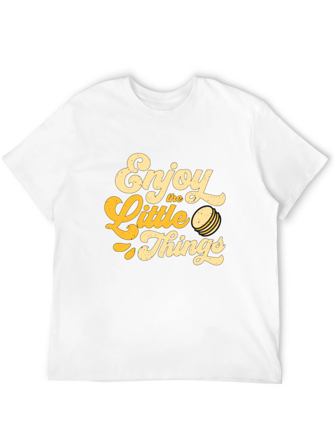 Enjoy the Little Things Graphic Tee - Black