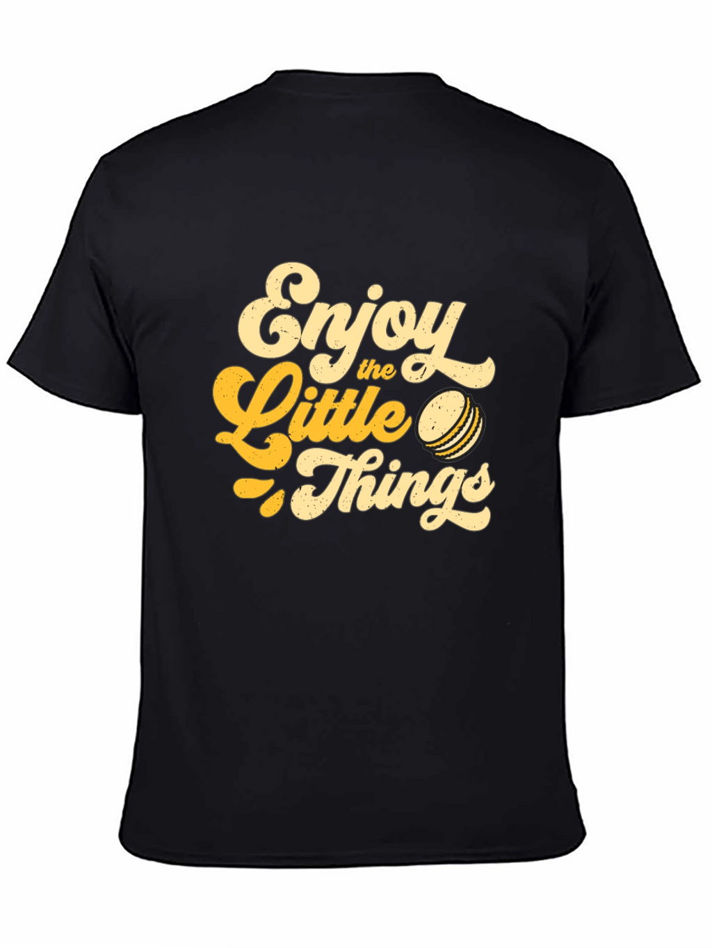 Enjoy the Little Things Graphic Tee - Black