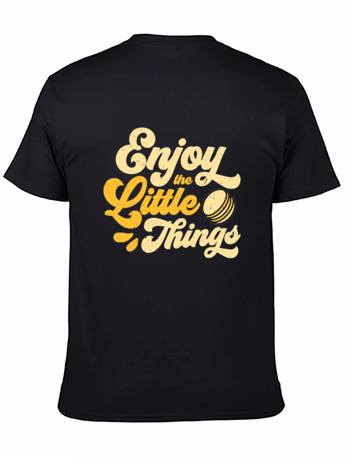 Enjoy the Little Things Graphic Tee - Black
