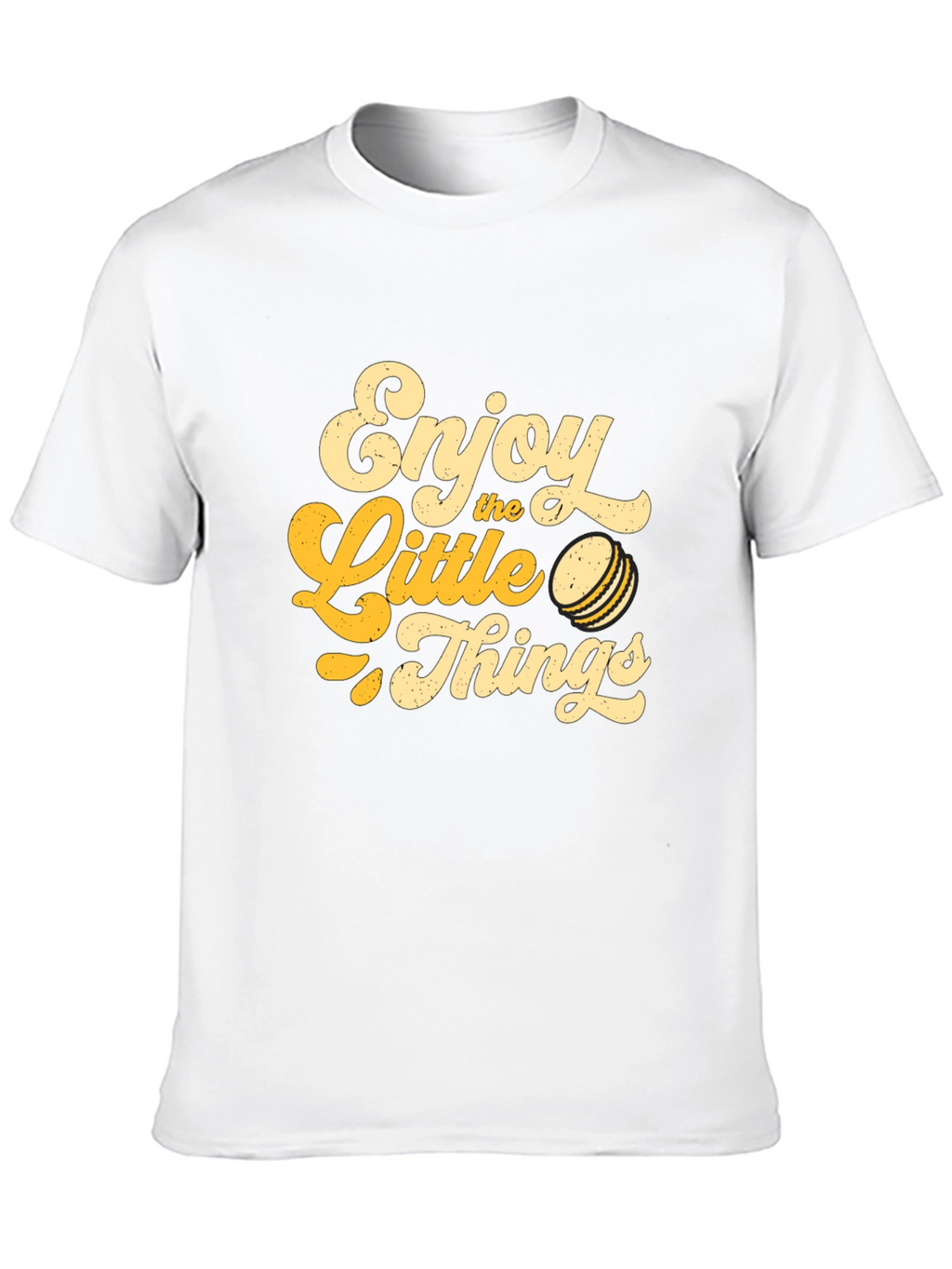 Enjoy the Little Things Graphic Tee - Black