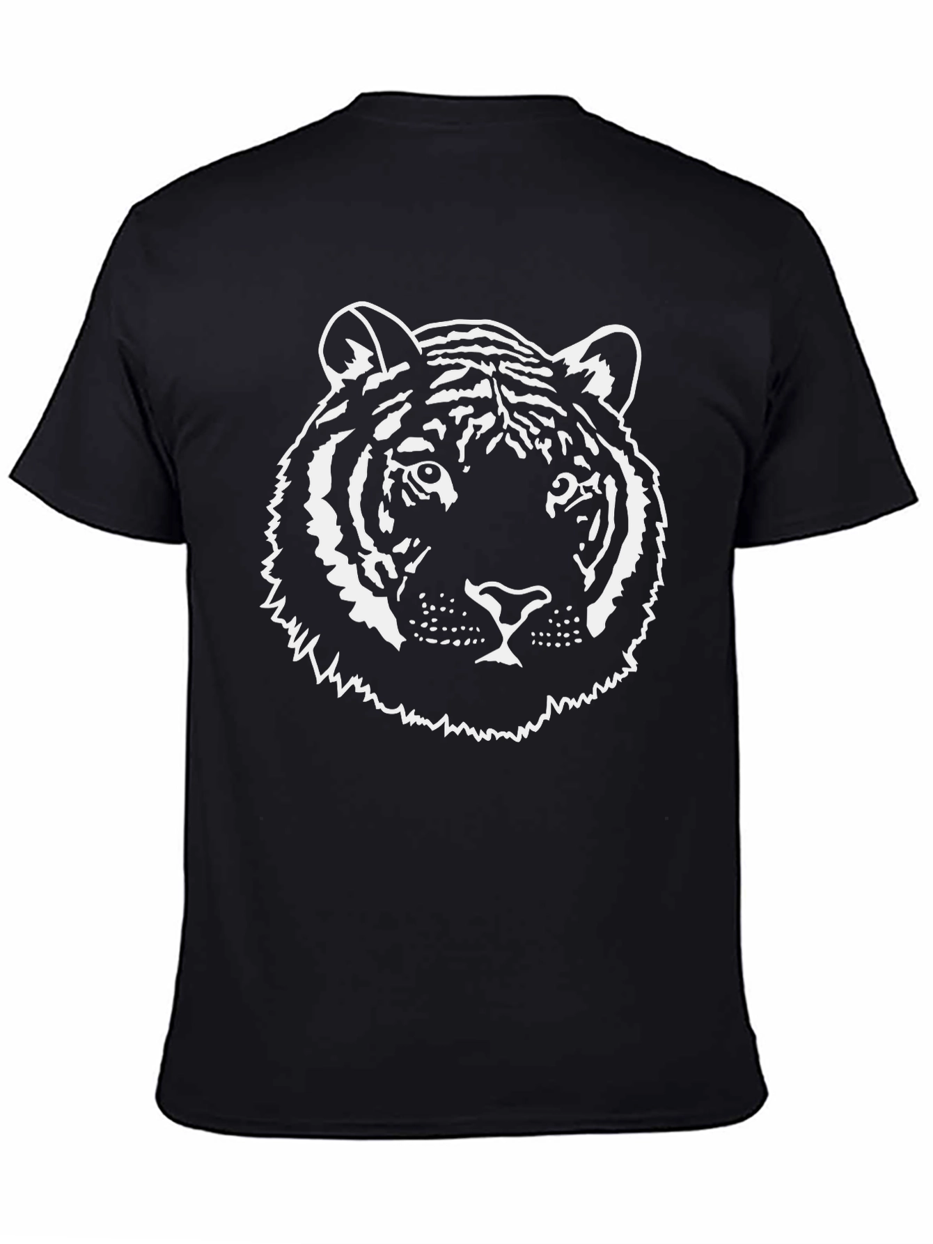 Black Tiger Graphic Tee - Mens Short Sleeve T-Shirt