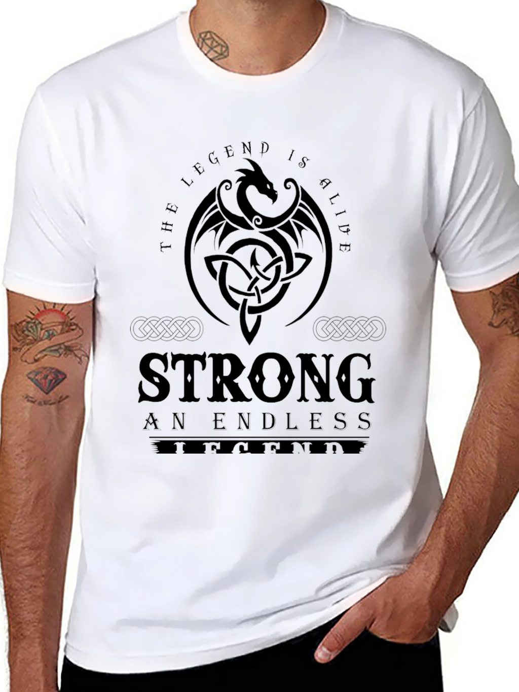 The Legend is Alive Black T-Shirt