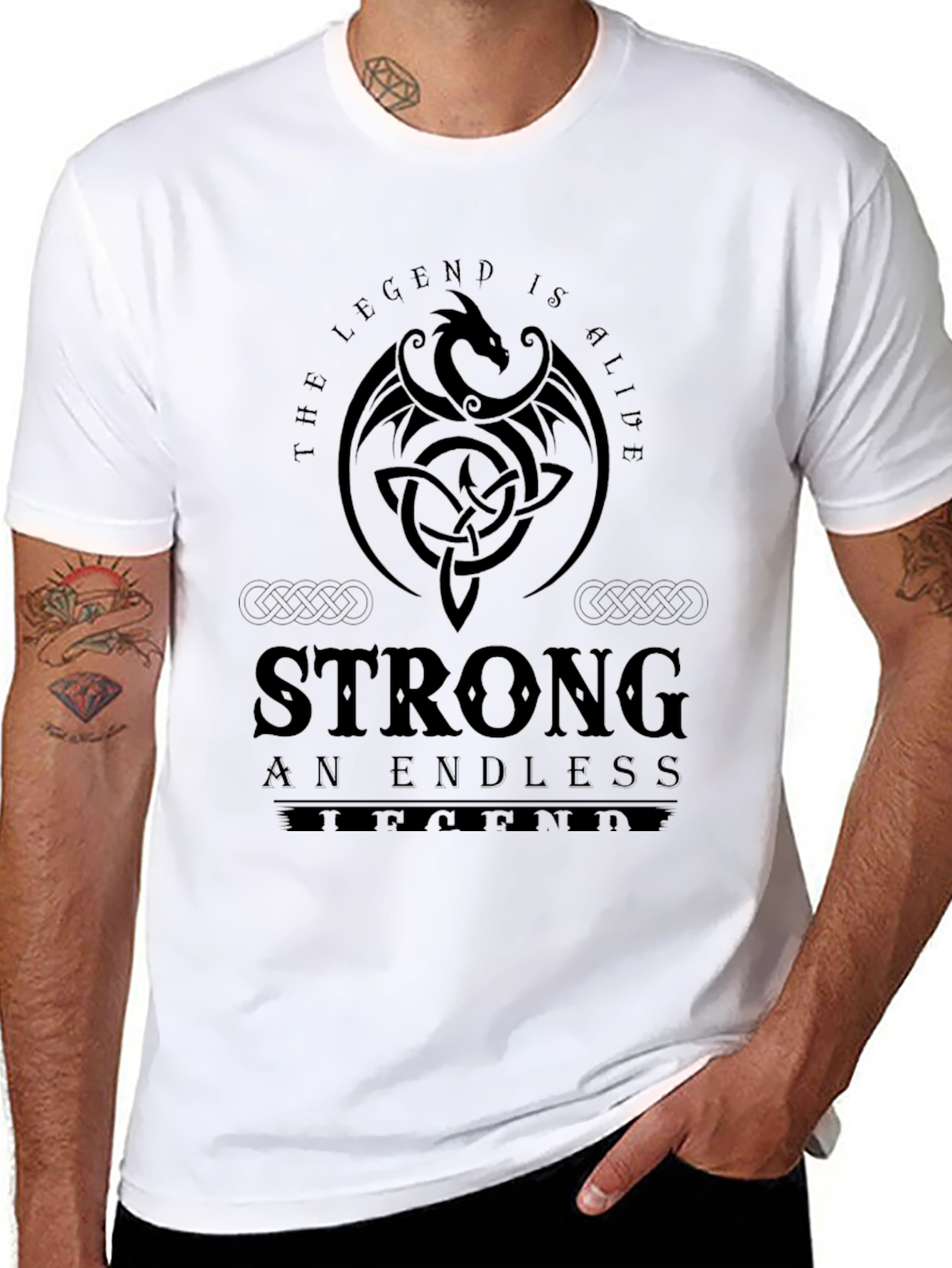The Legend is Alive Black T-Shirt
