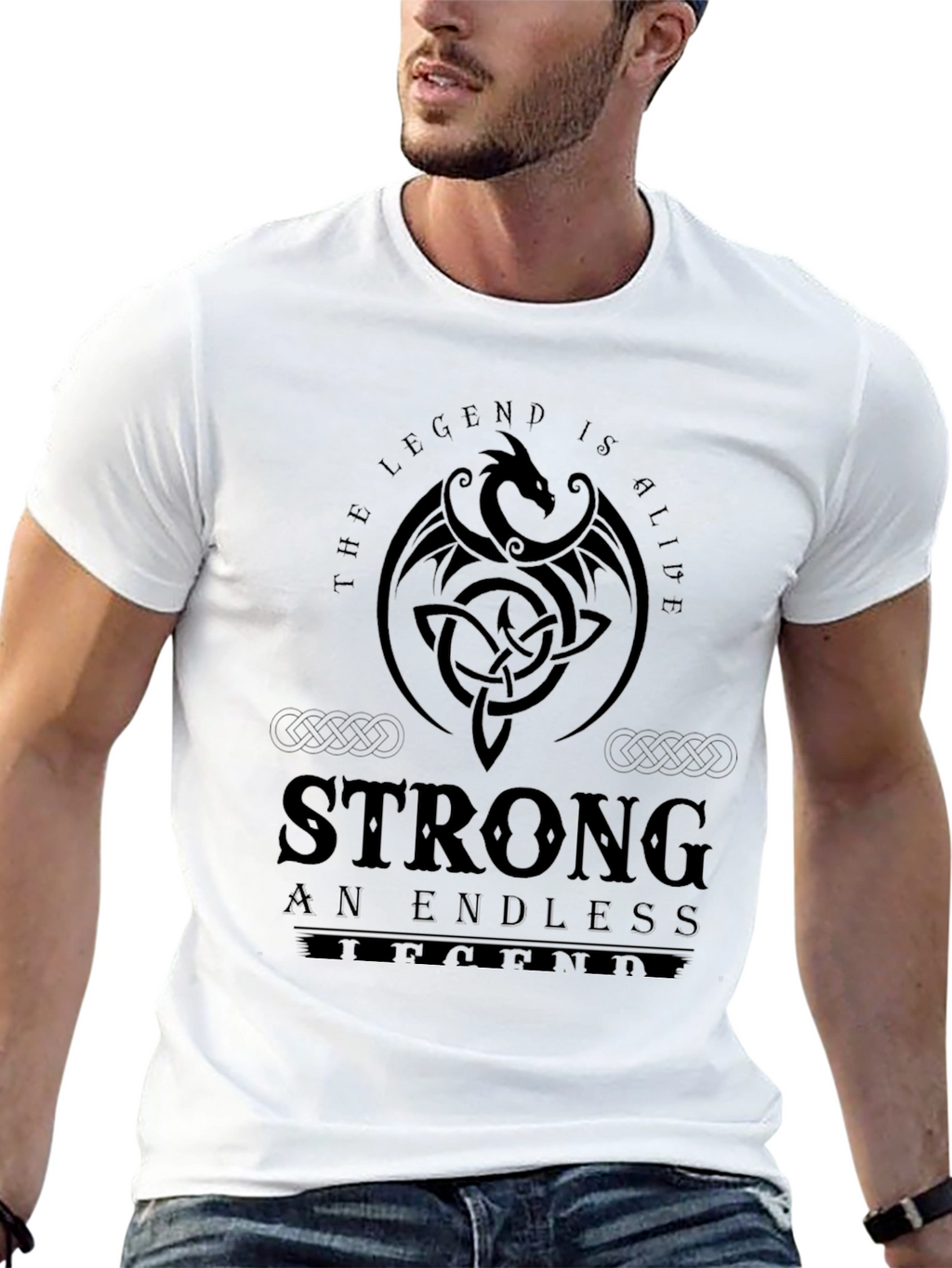 The Legend is Alive Black T-Shirt