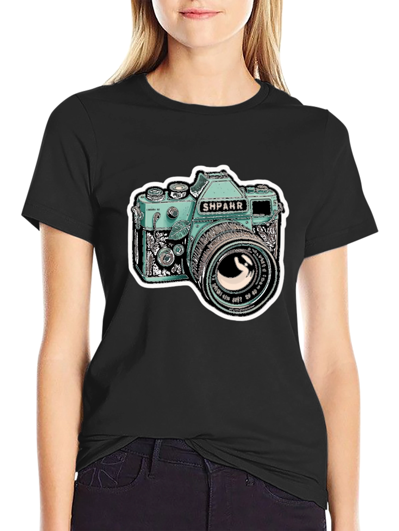 Vintage Camera Graphic Tee - Stylish Photography T-Shirt