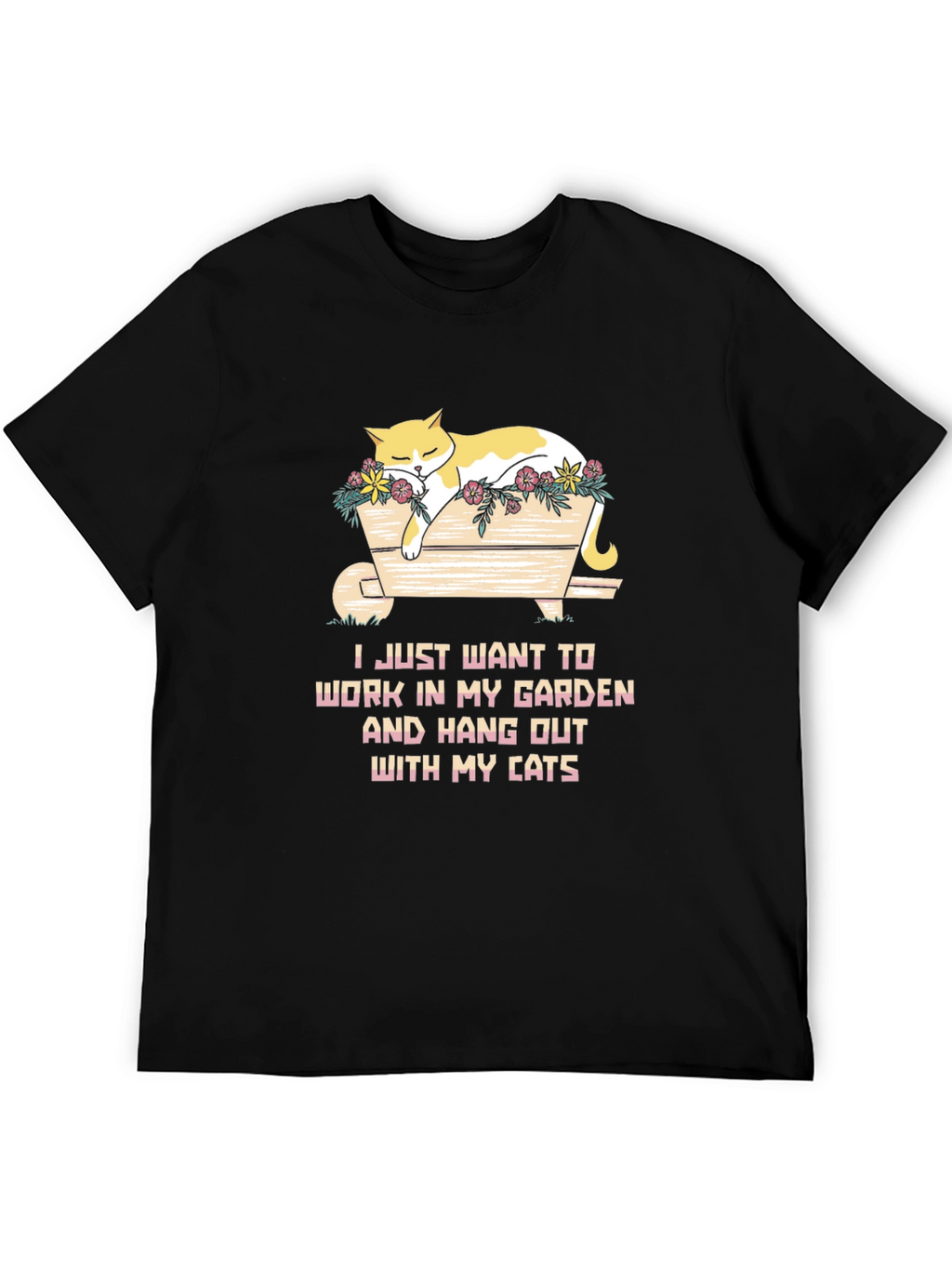 Cat Lover T-Shirt - Garden & Cats