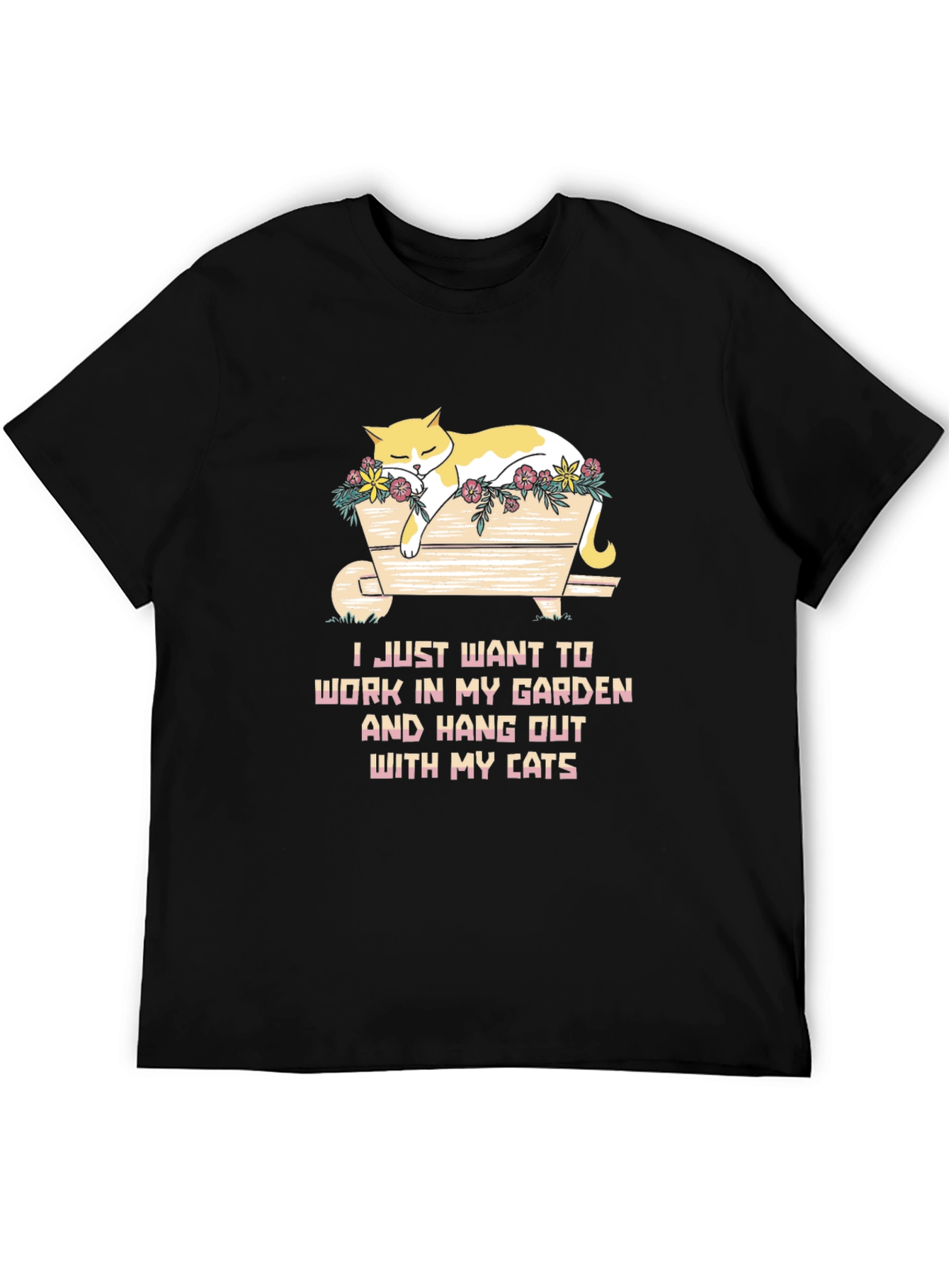 Cat Lover T-Shirt - Garden & Cats