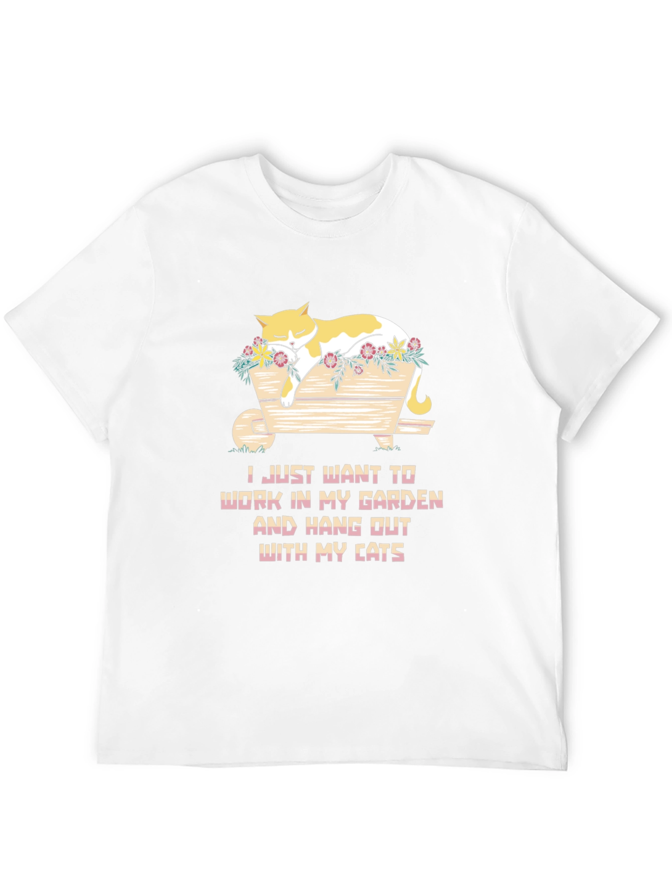 Cat Lover T-Shirt - Garden & Cats