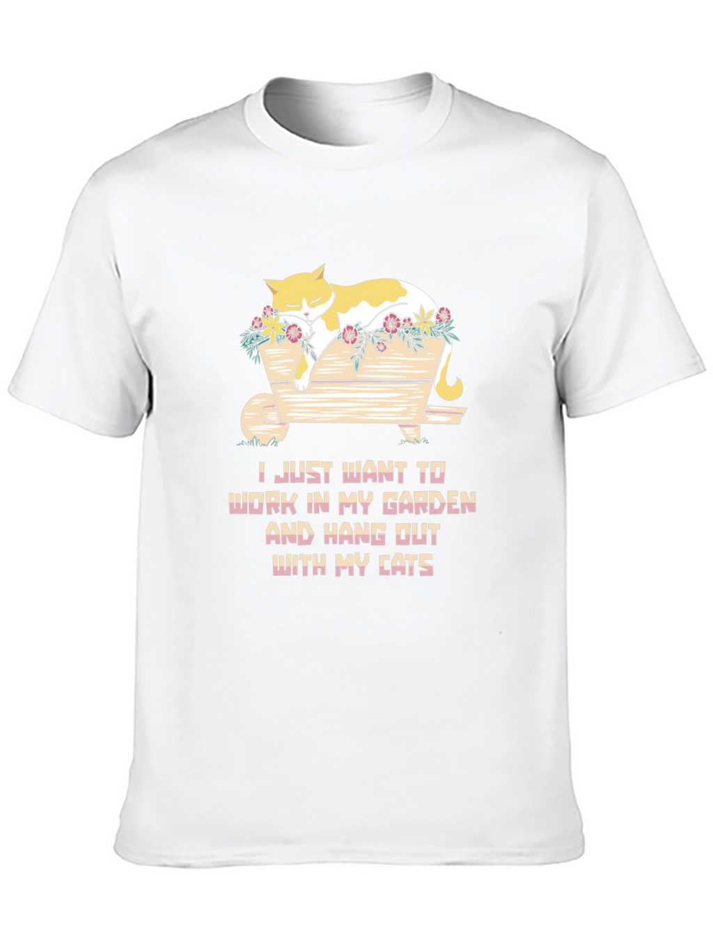 Cat Lover T-Shirt - Garden & Cats